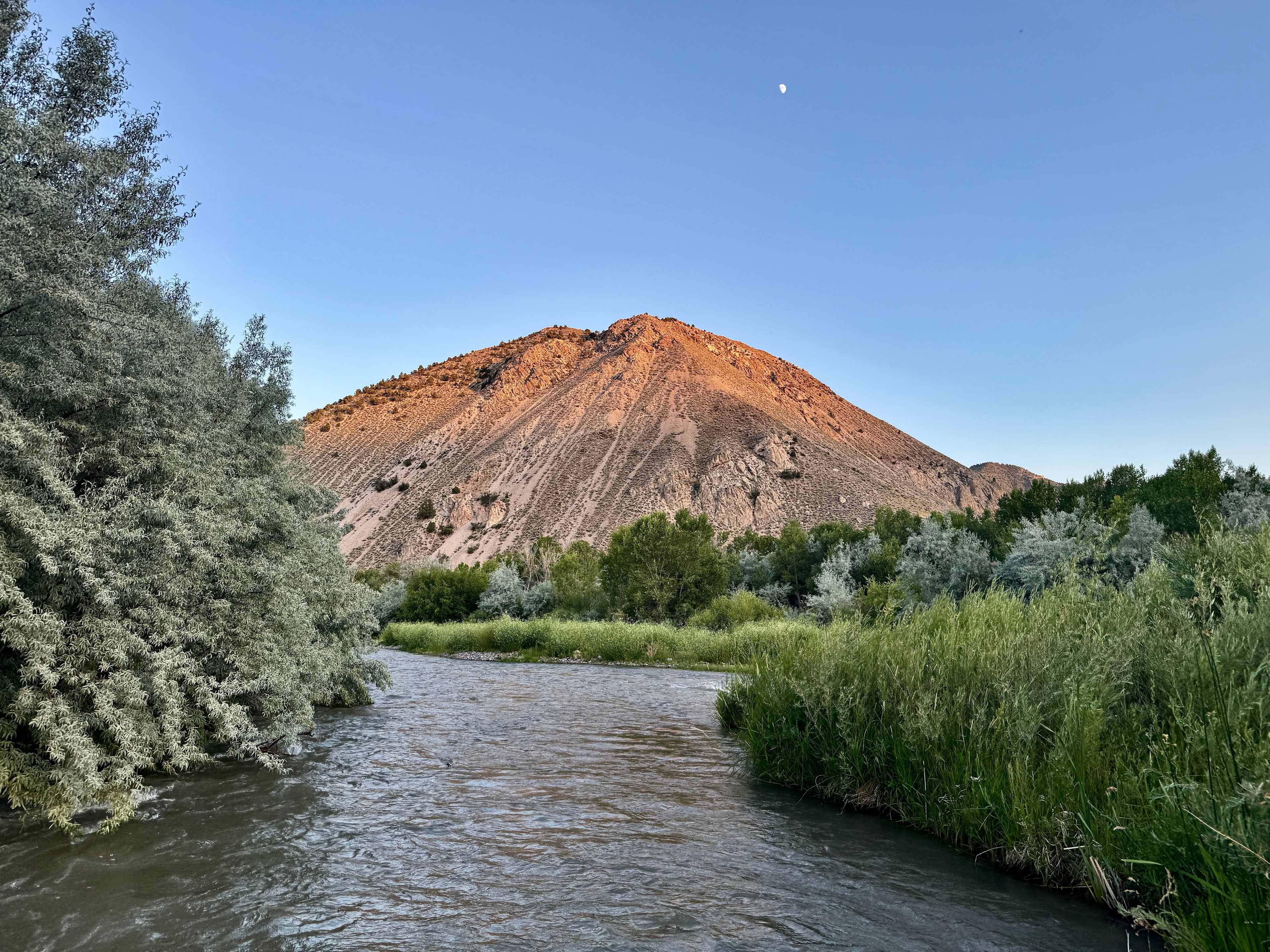 Creek north view