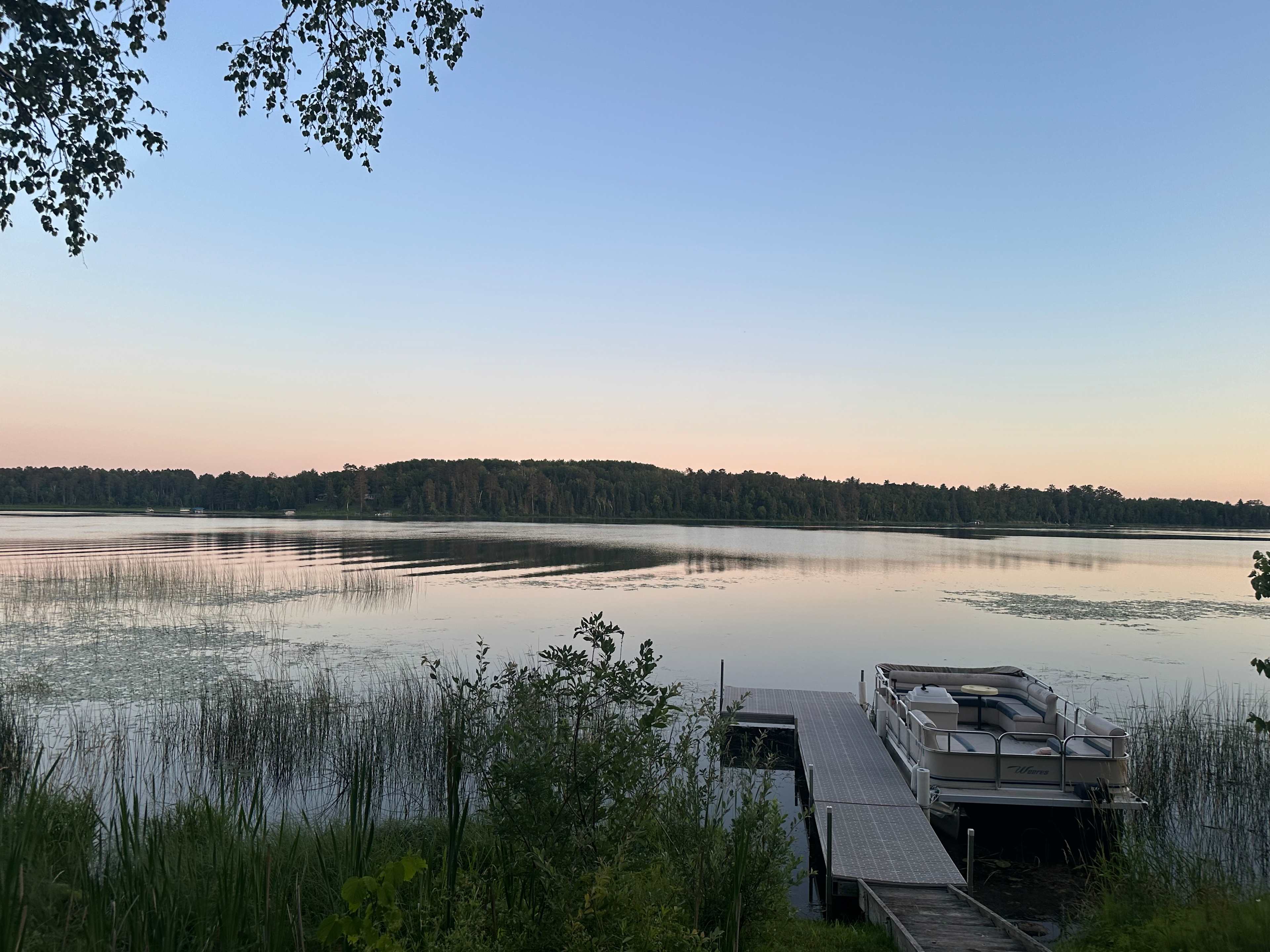 Sunset at the doc 
