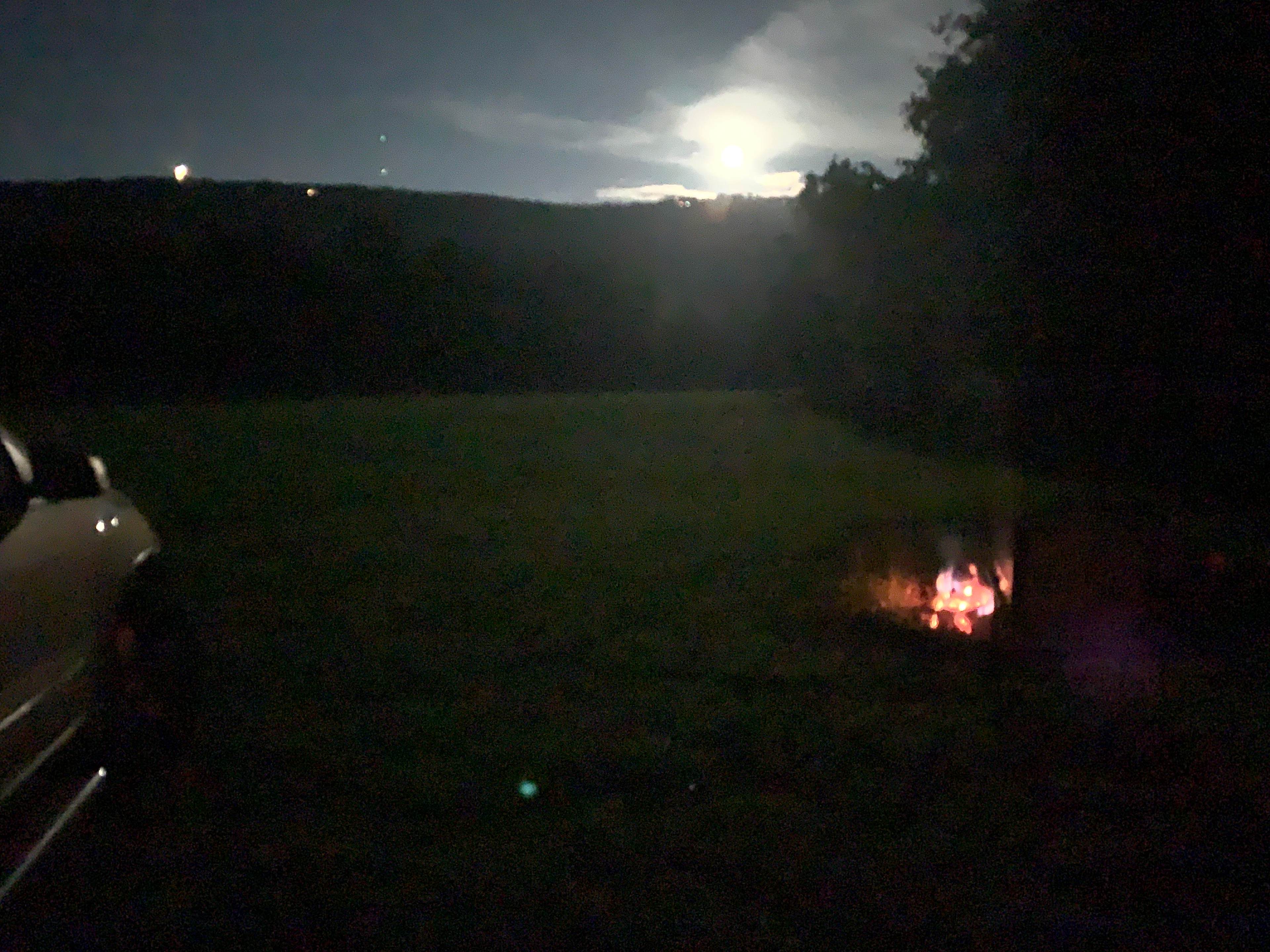 Full moon over Deer Flats