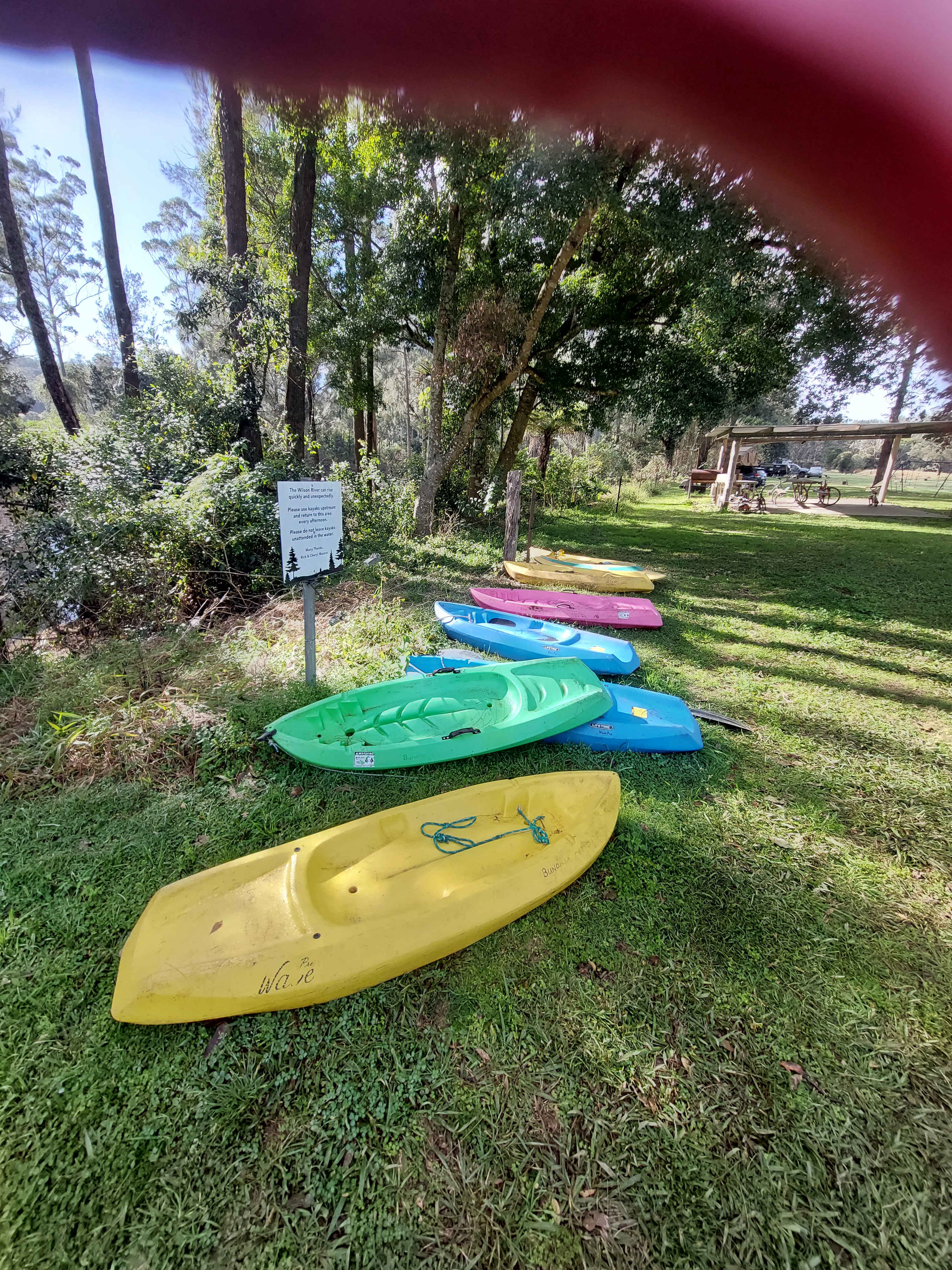 Some of the kayaks...