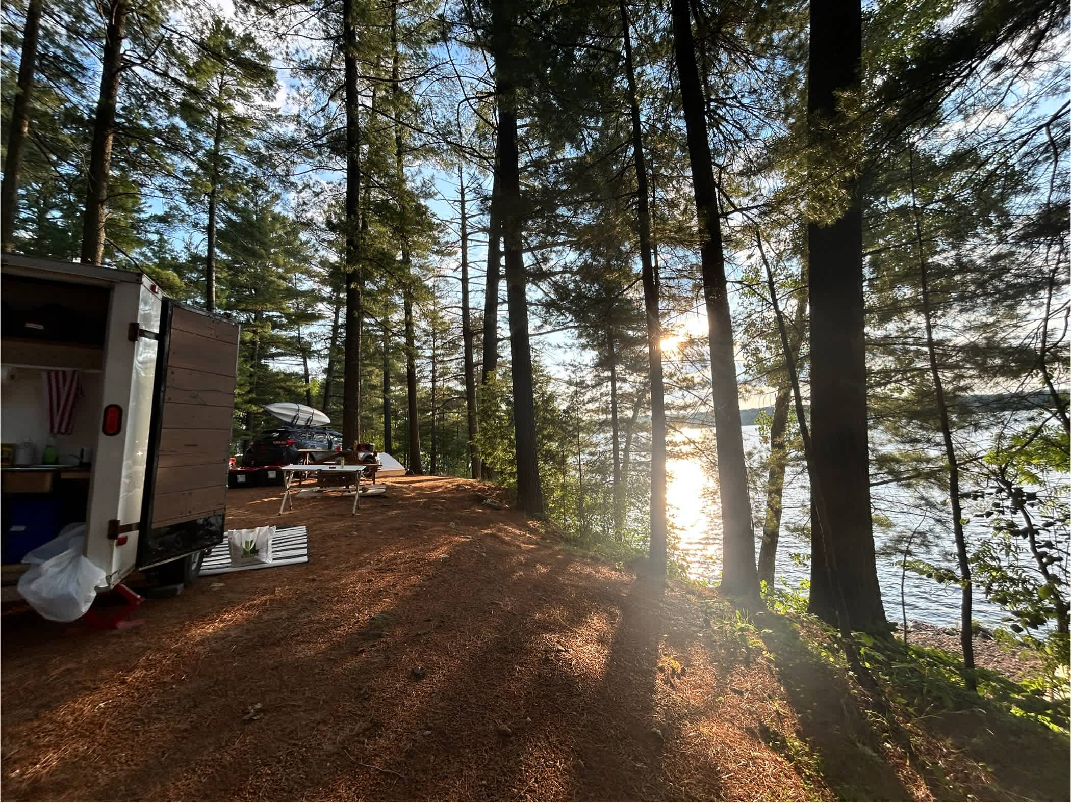 Eagle Lake Narrows Sunset Sites