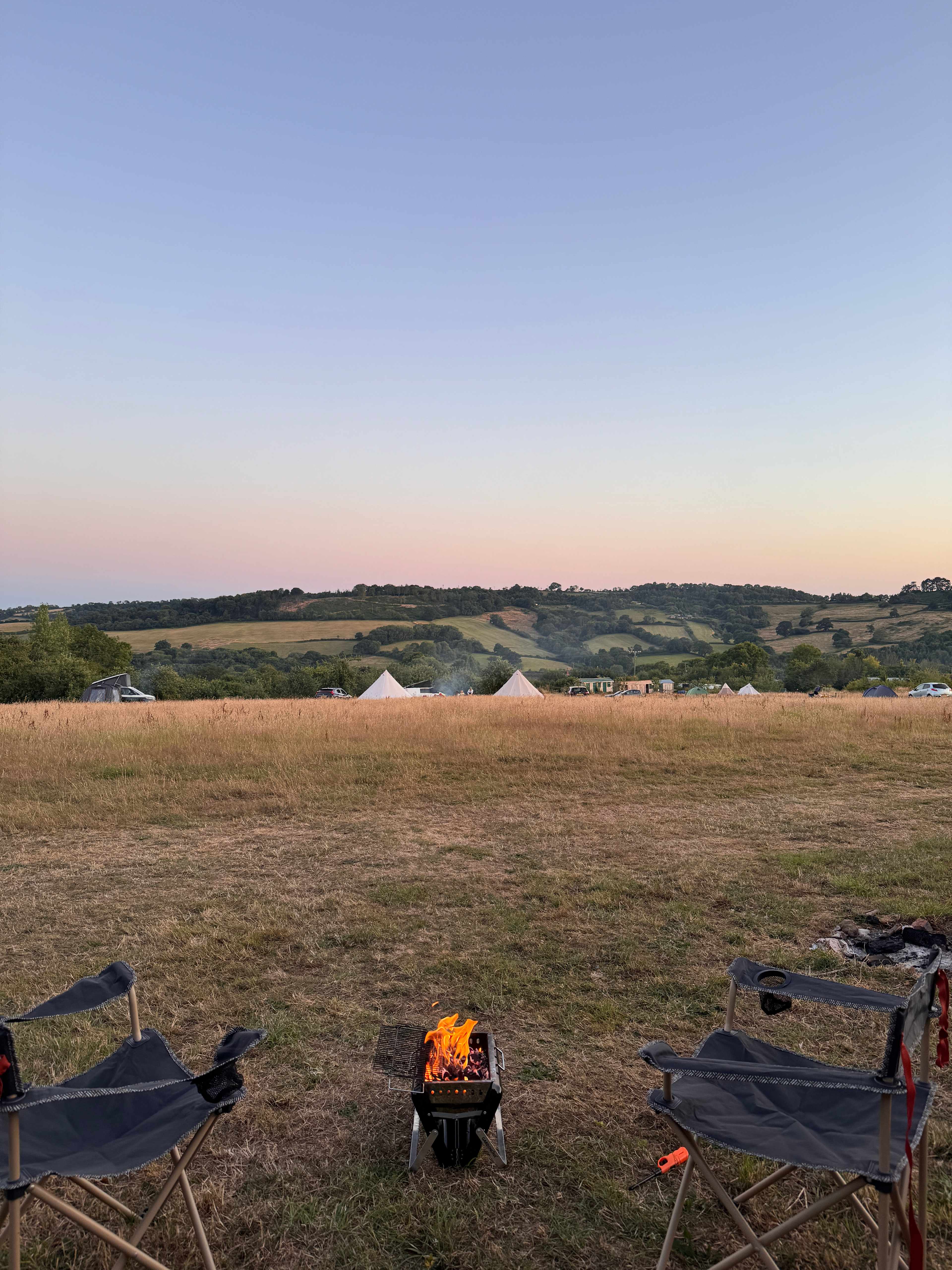 View from the tent 