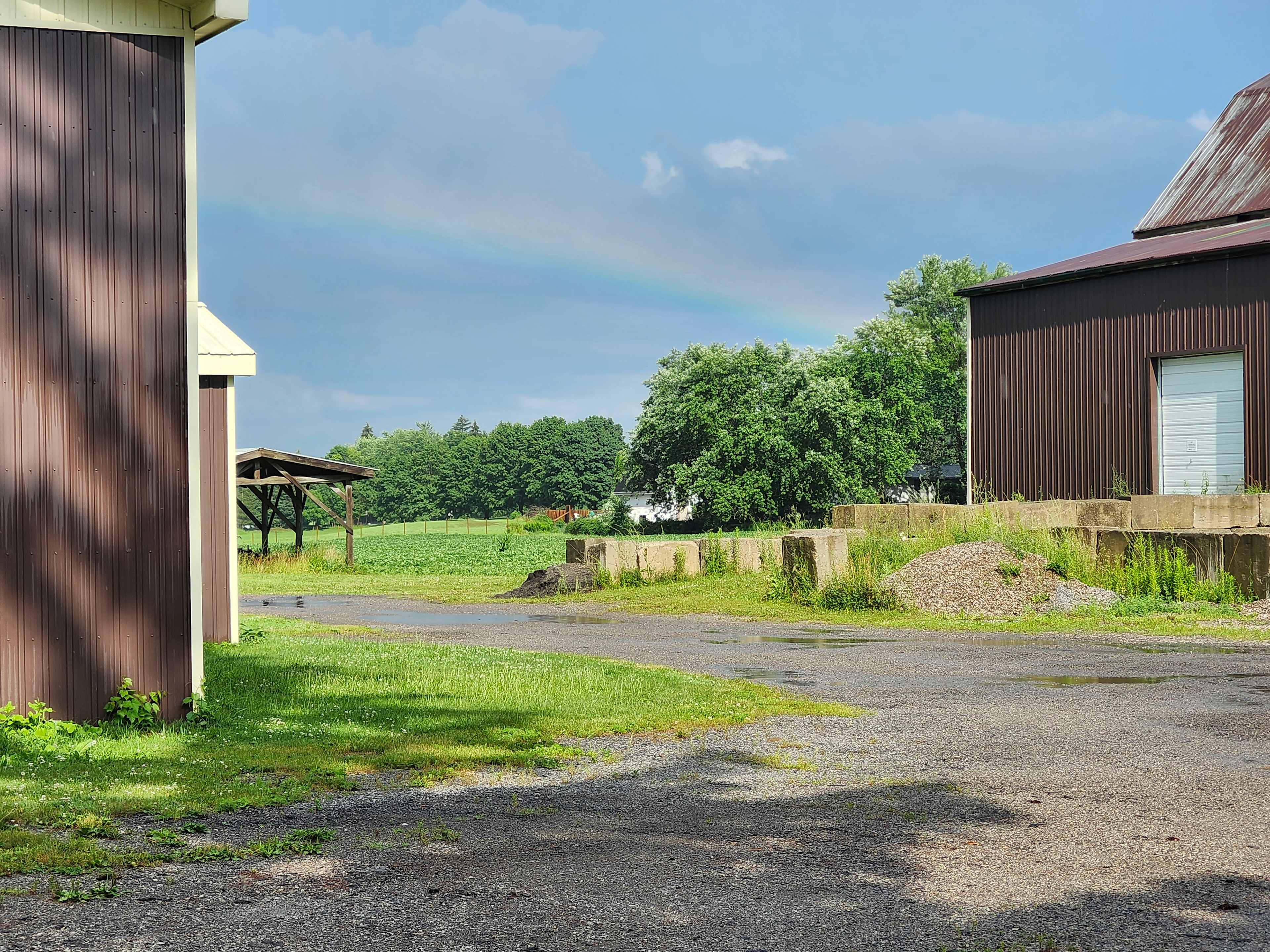 Of course we found a rainbow after the storm!