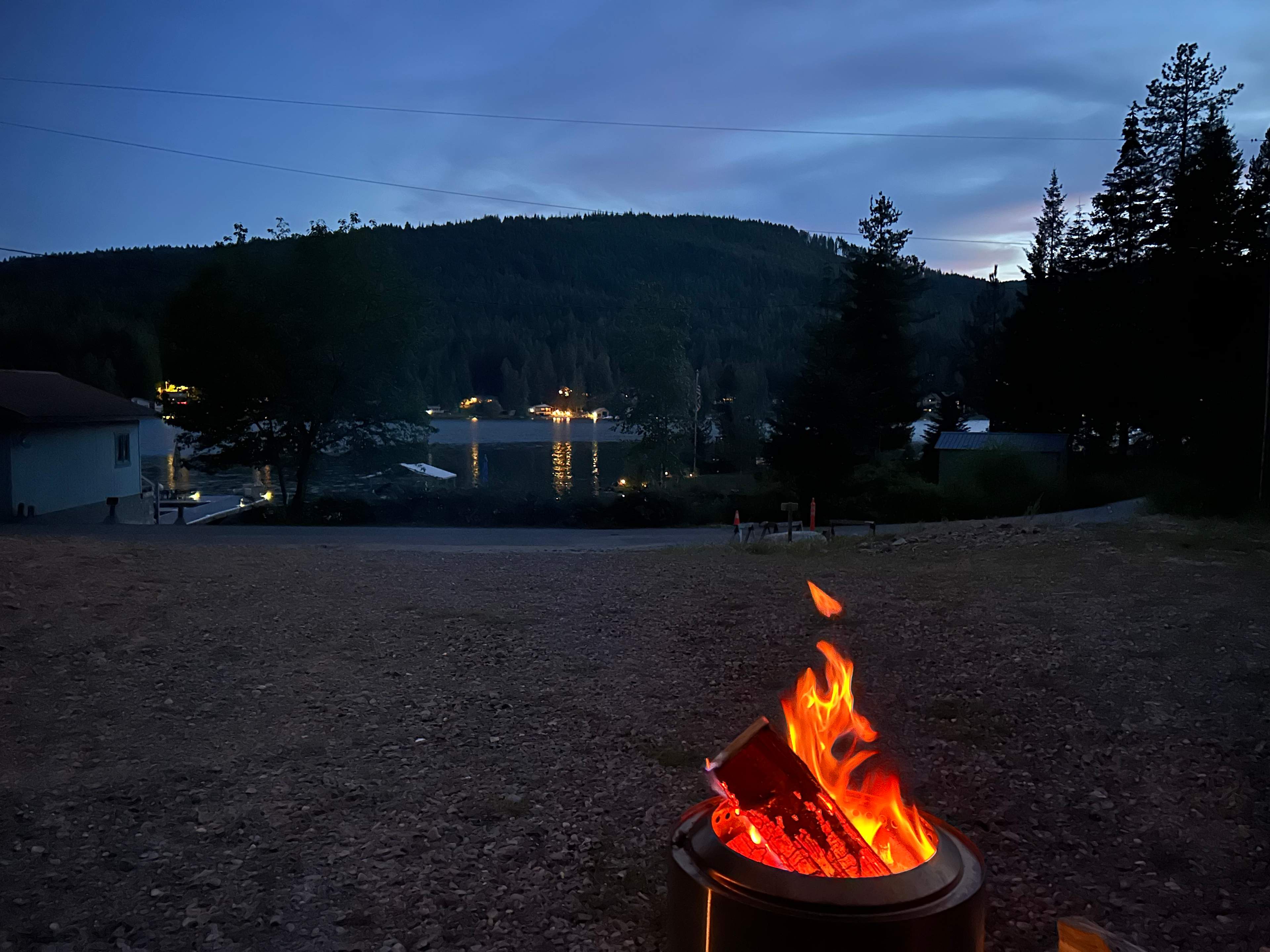 Water Front RV Sites With Dock