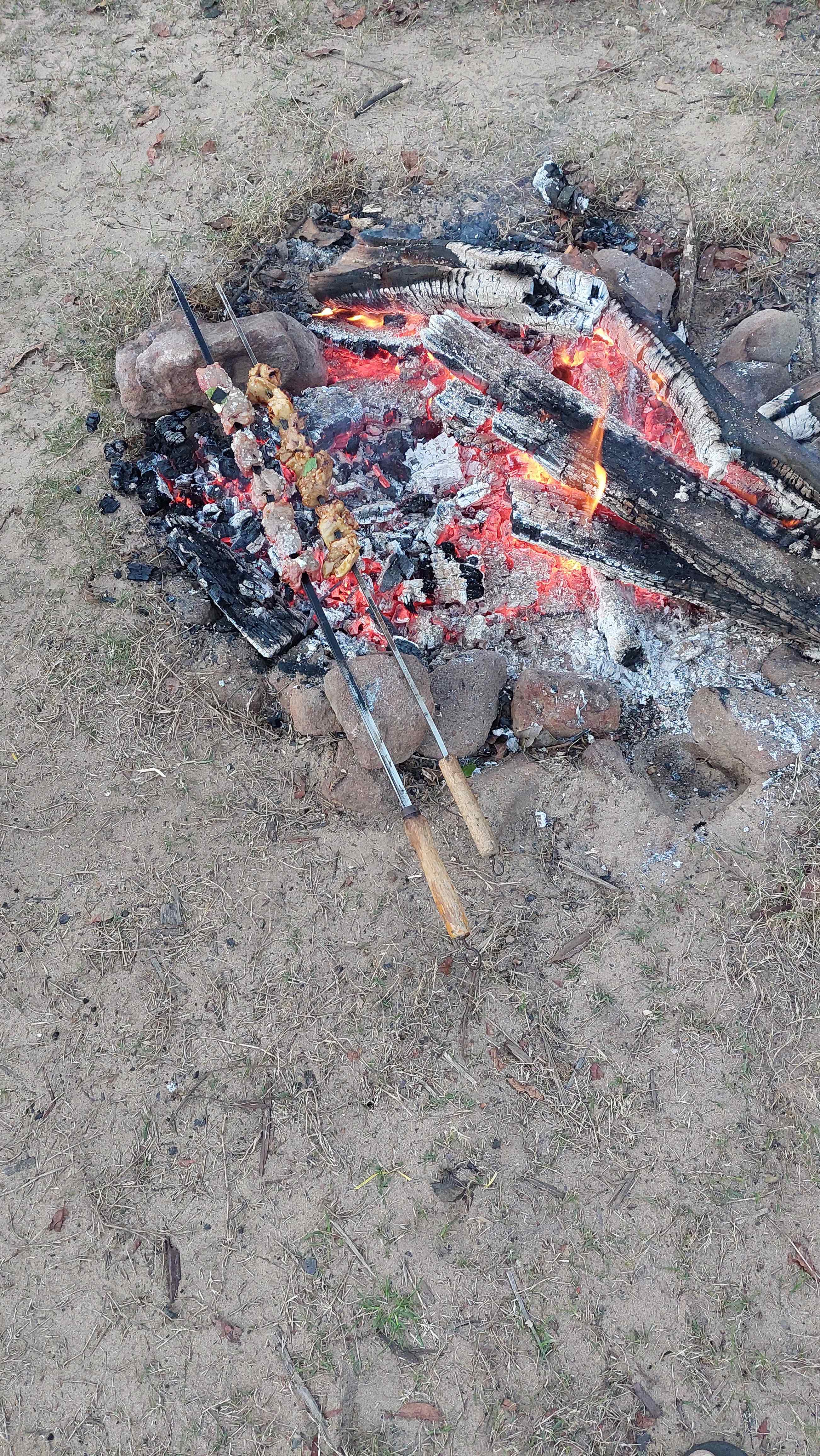 Open fire cooking 