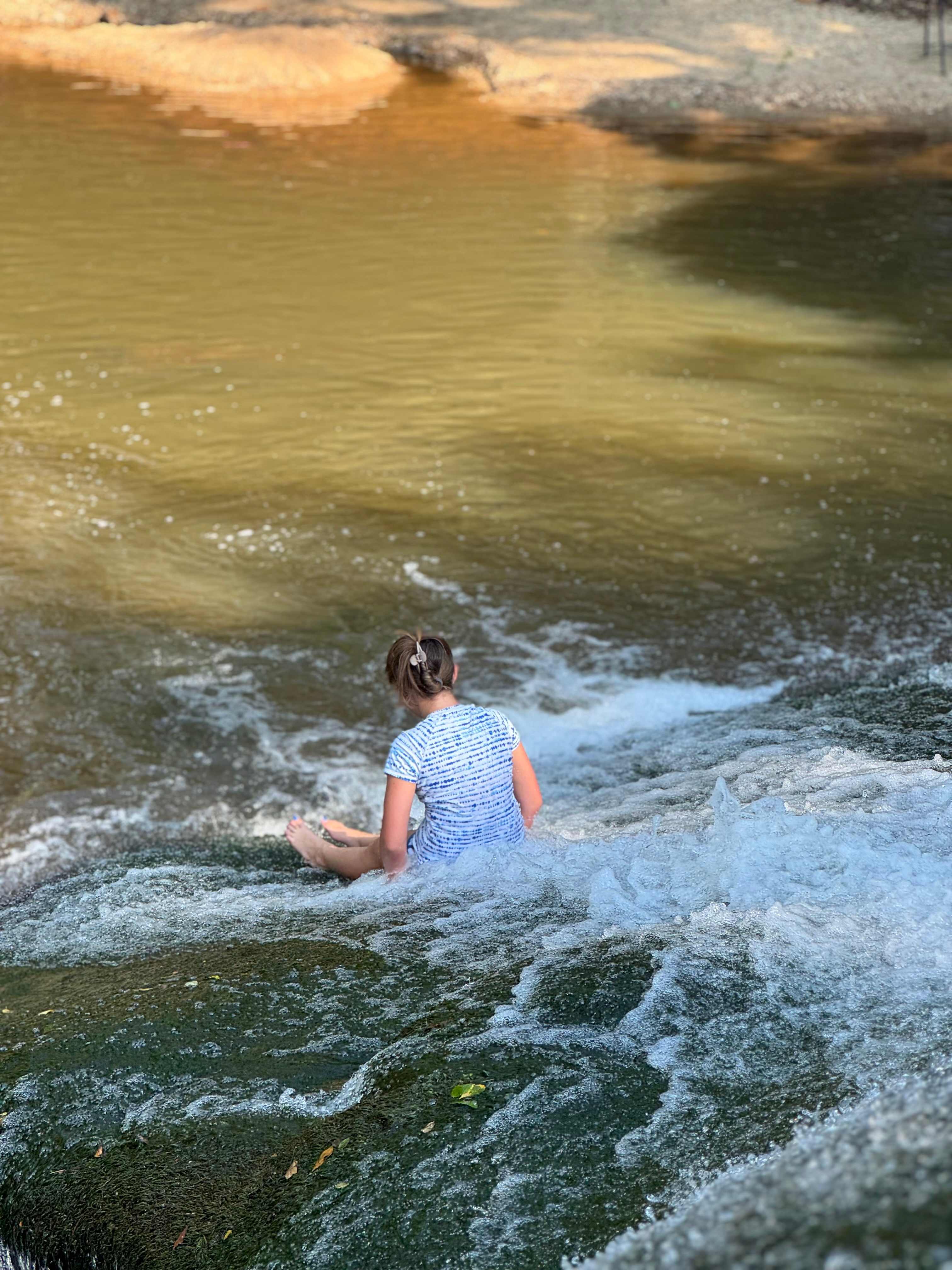 Waterfall camping close to CLT