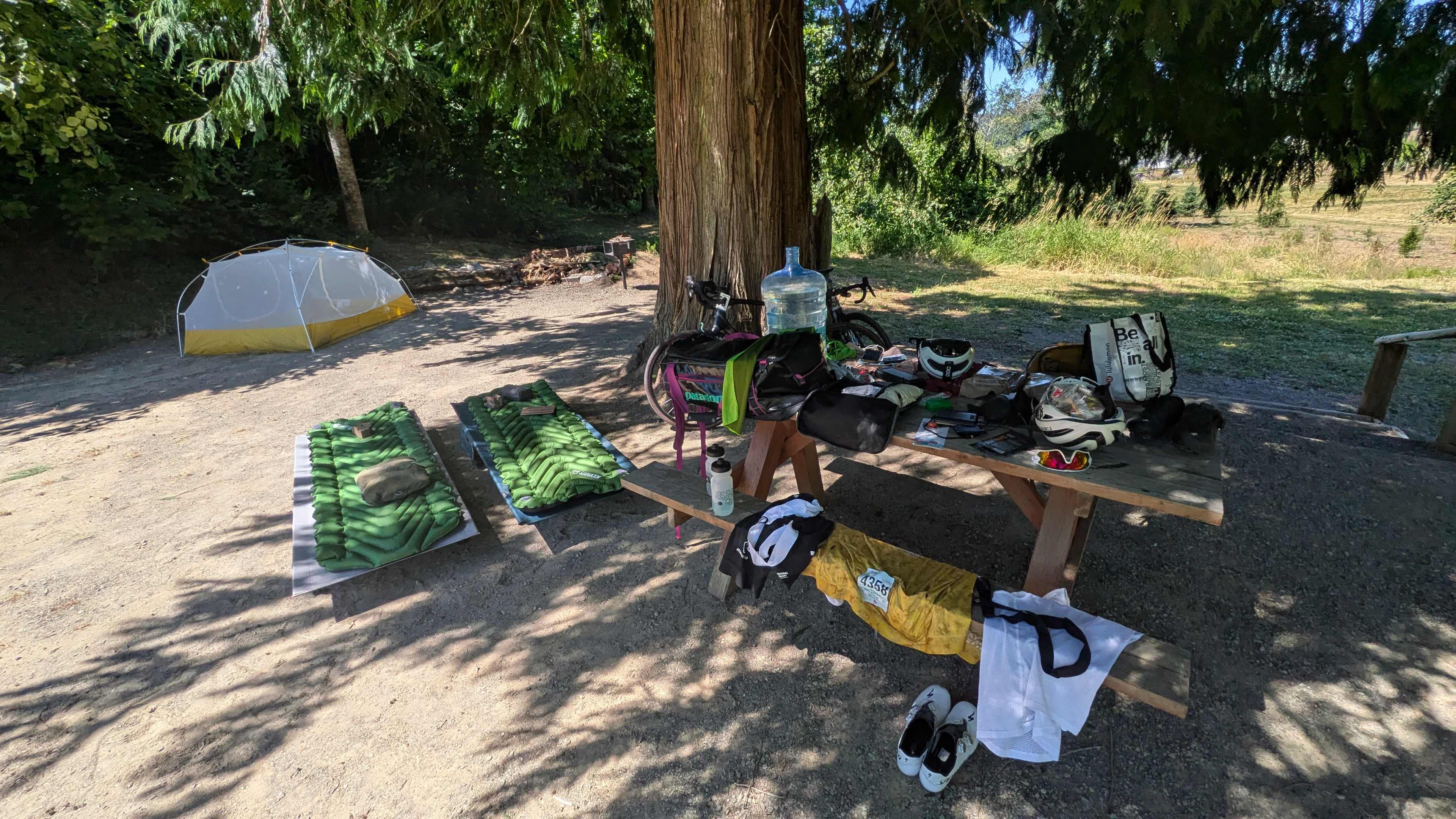 Set up at Site #1