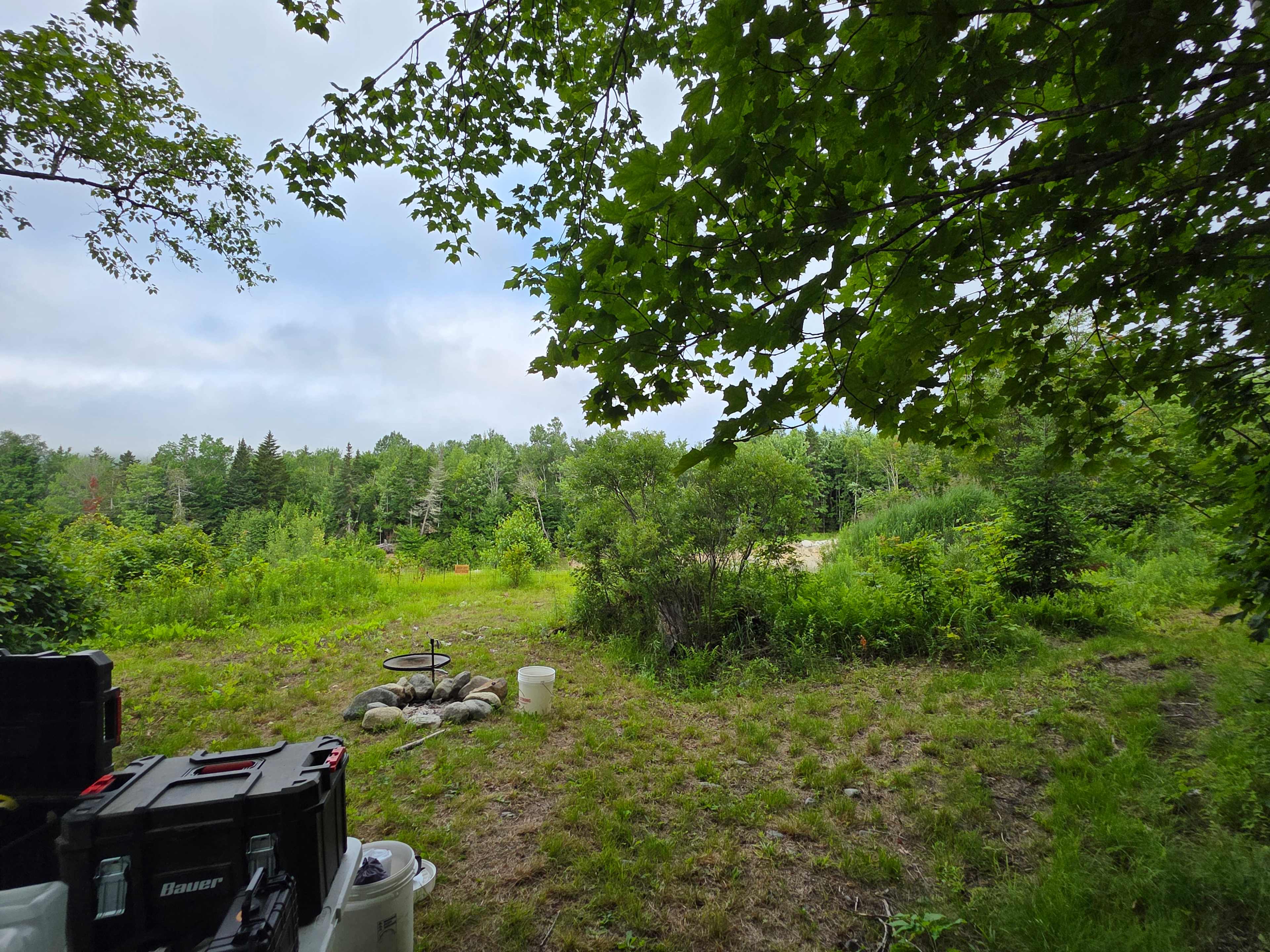 Lots of room left after we set up our camp