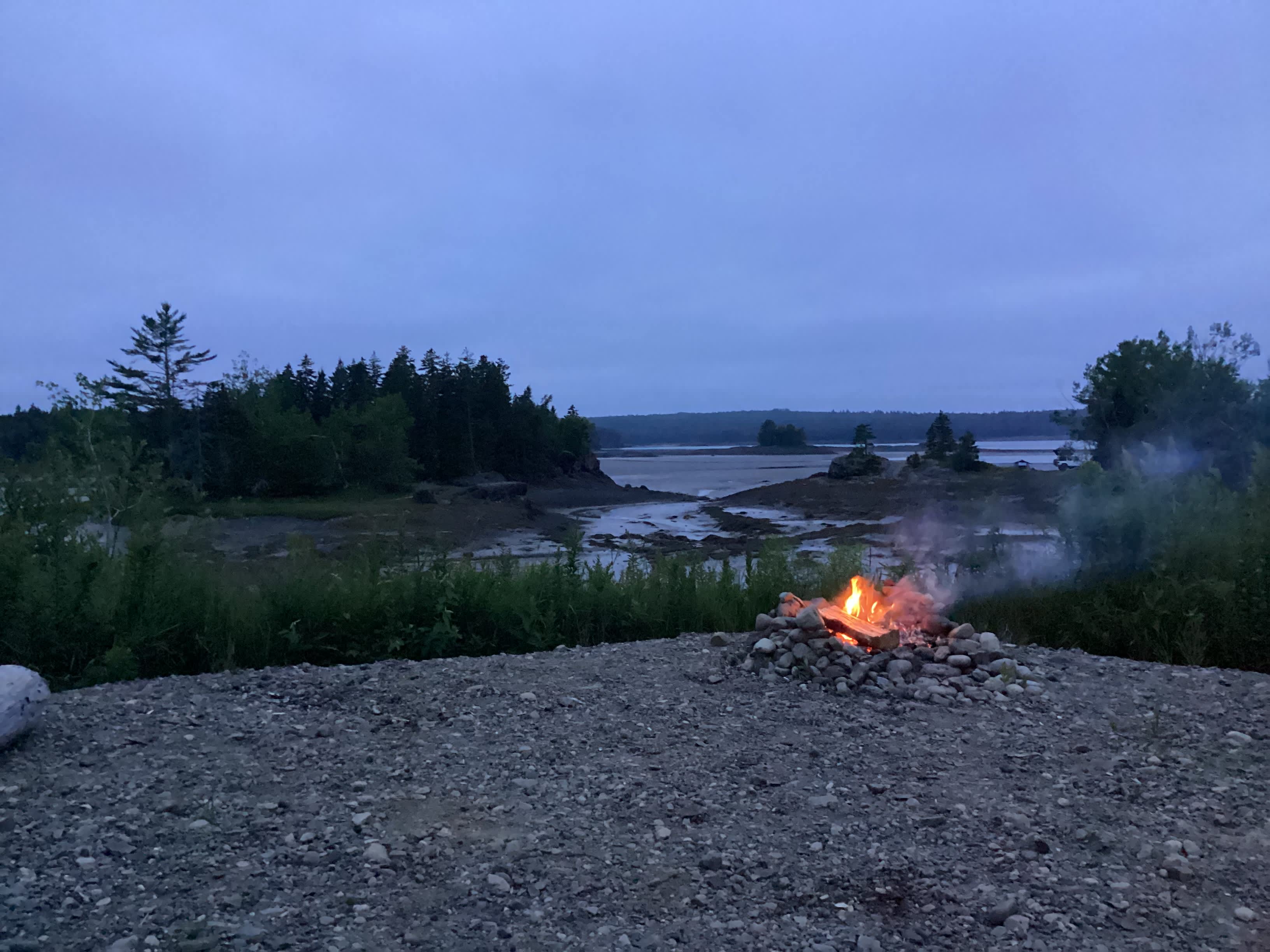 Mouth of the Magaguadavic Camping