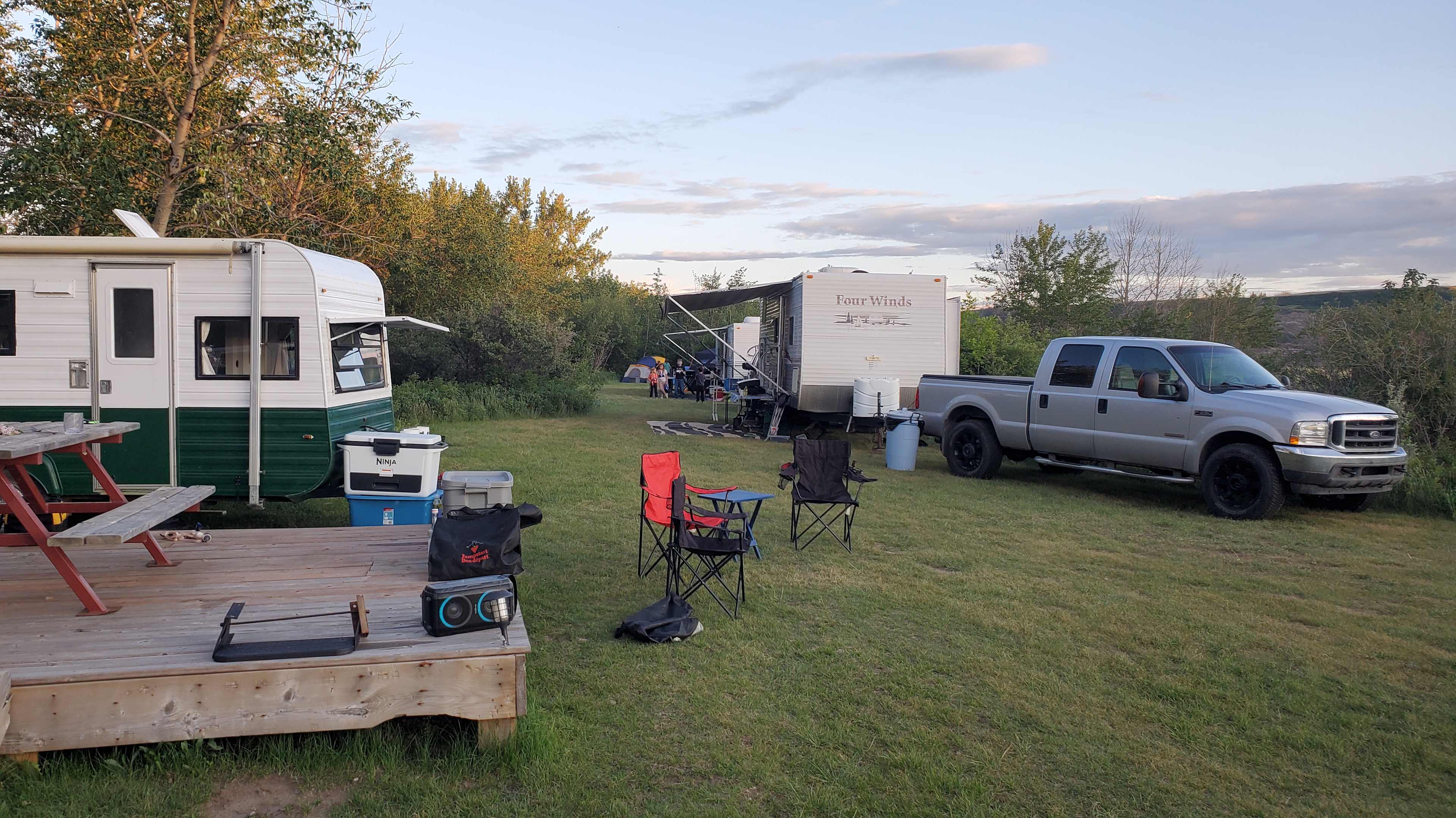 Plenty of space for trailers and tents