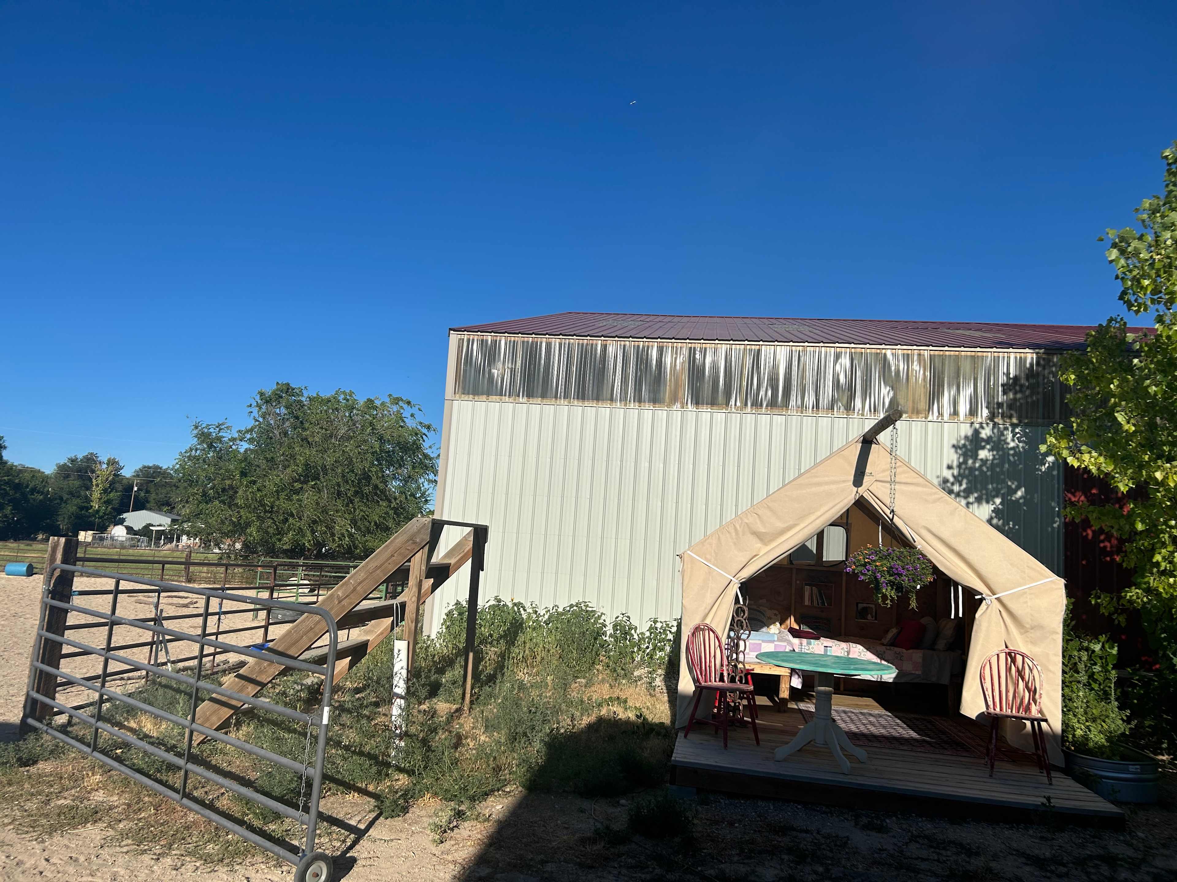 Sweet Pepper Ranch's Glamping Tent