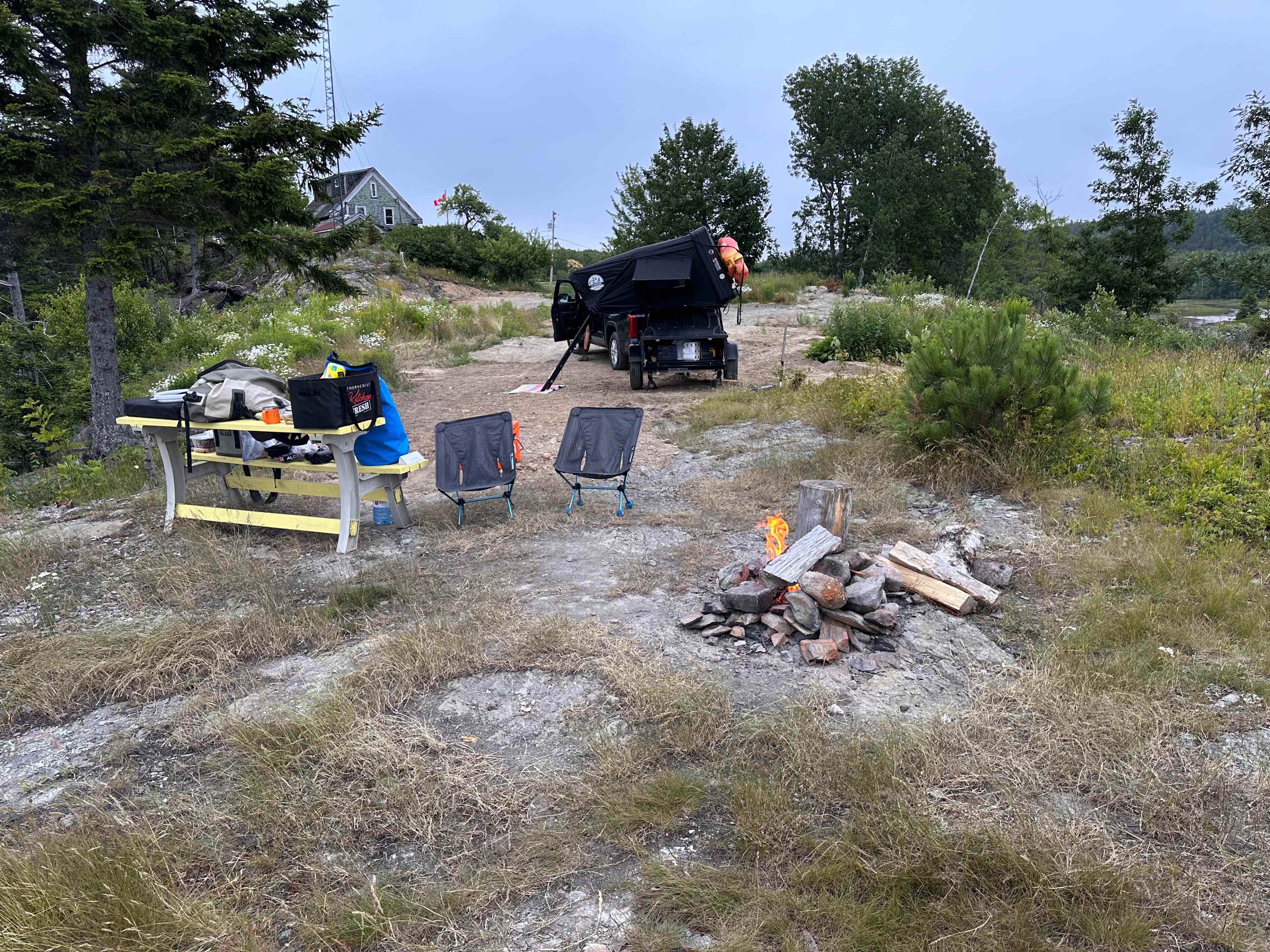 Mouth of the Magaguadavic Camping
