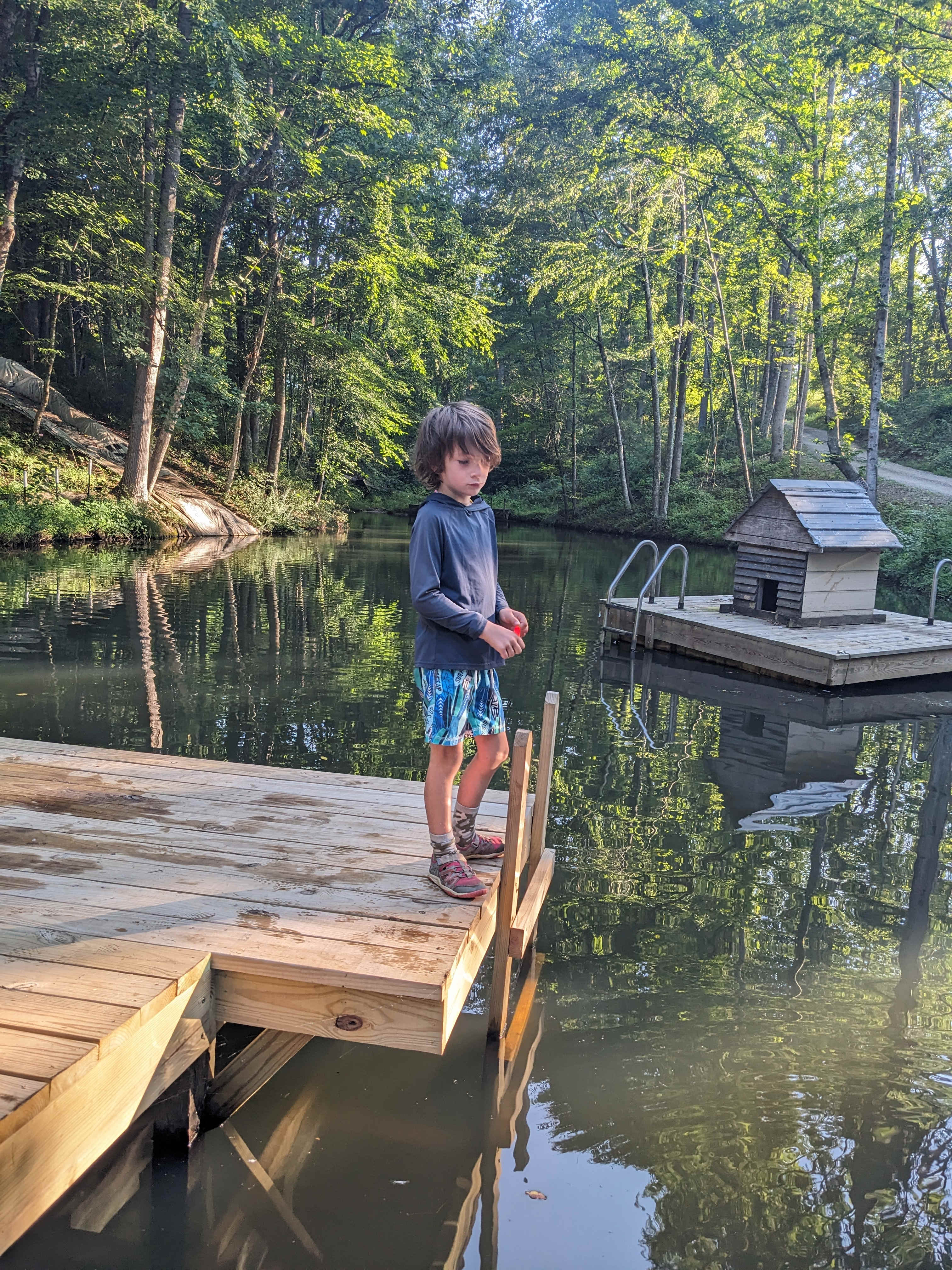 We loved the pond! 