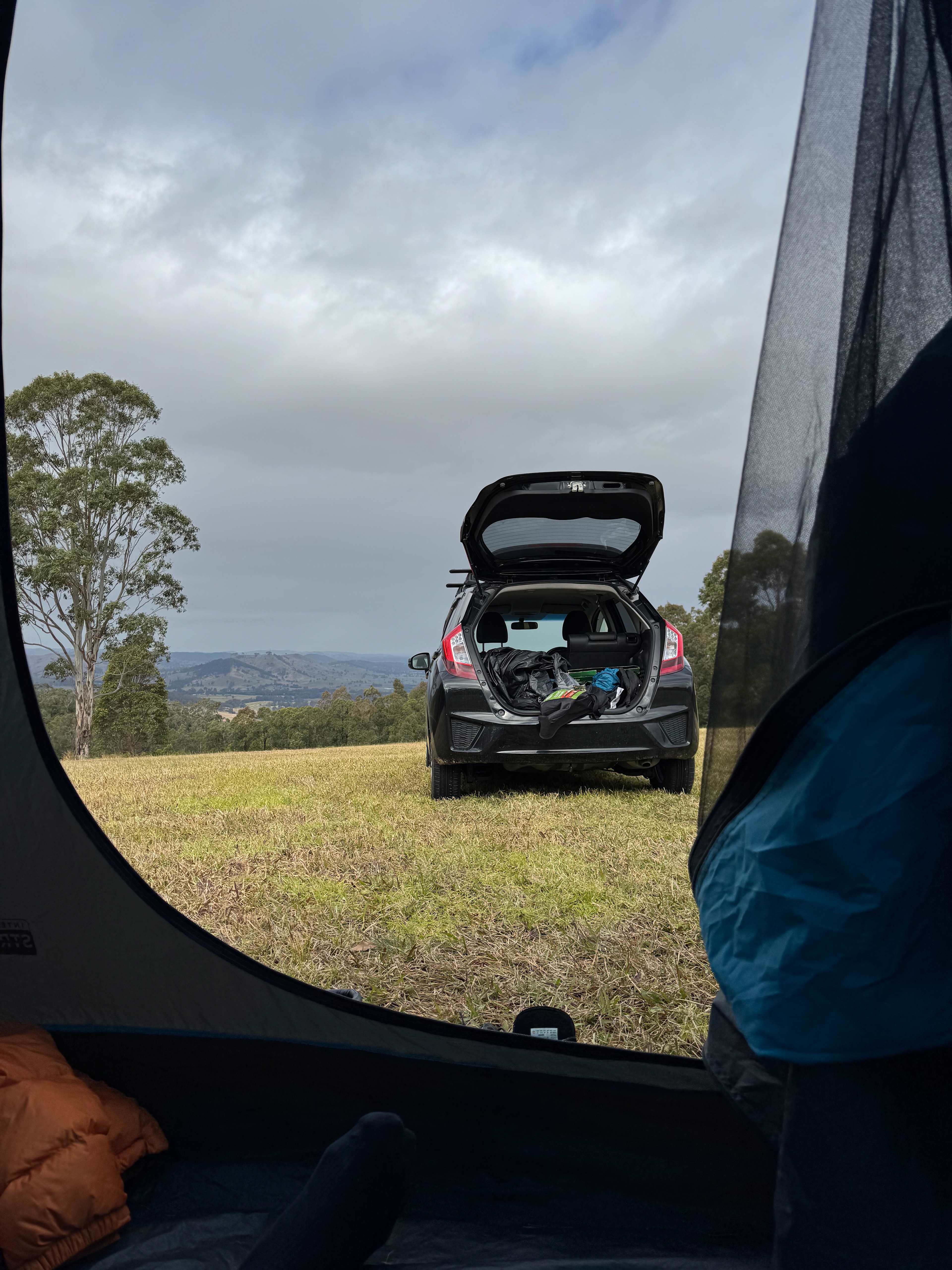 View from Rainbow View campsite.