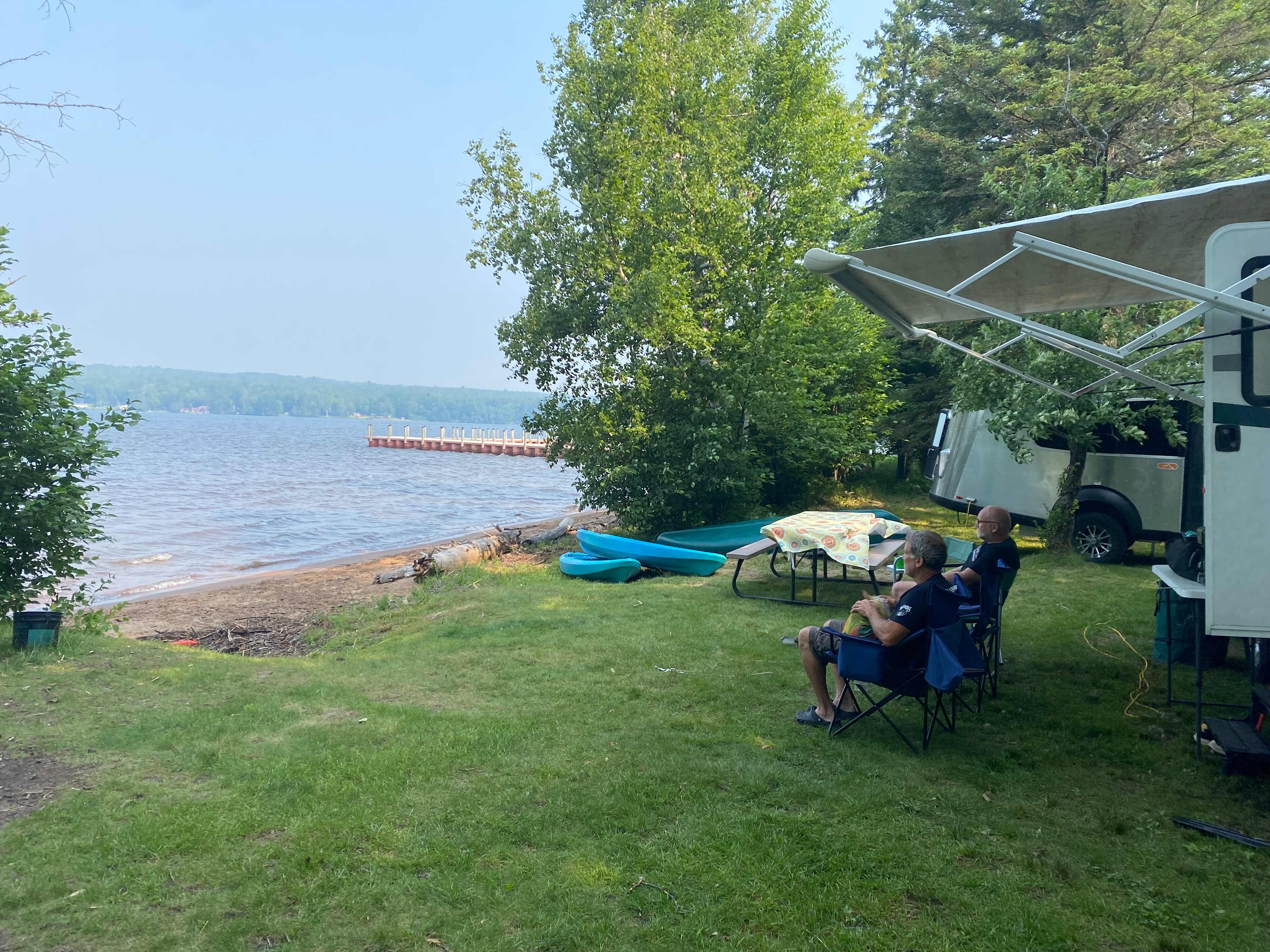 Private Wooded Camping on the Lake