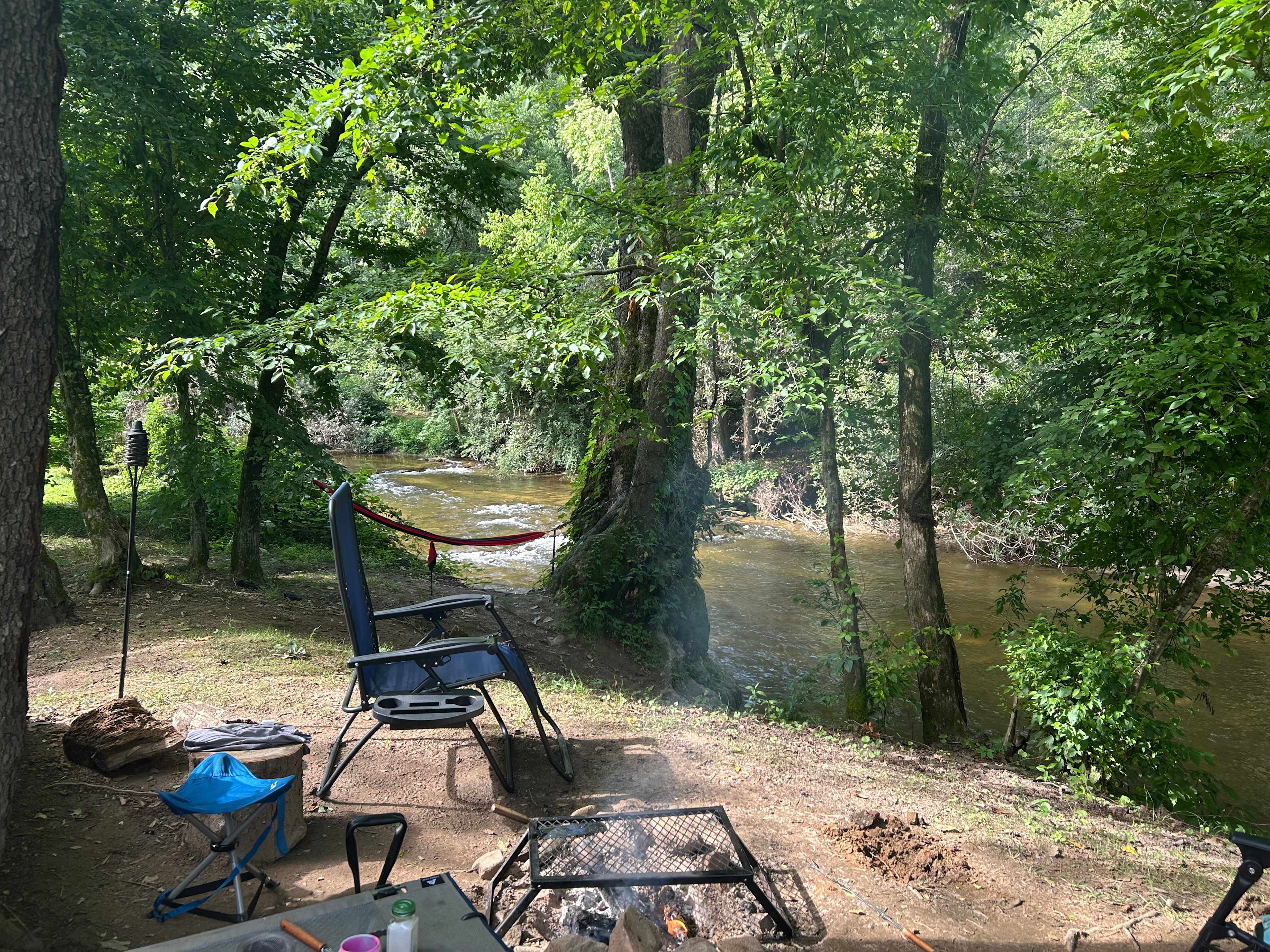 Riverside Camping on the Farm