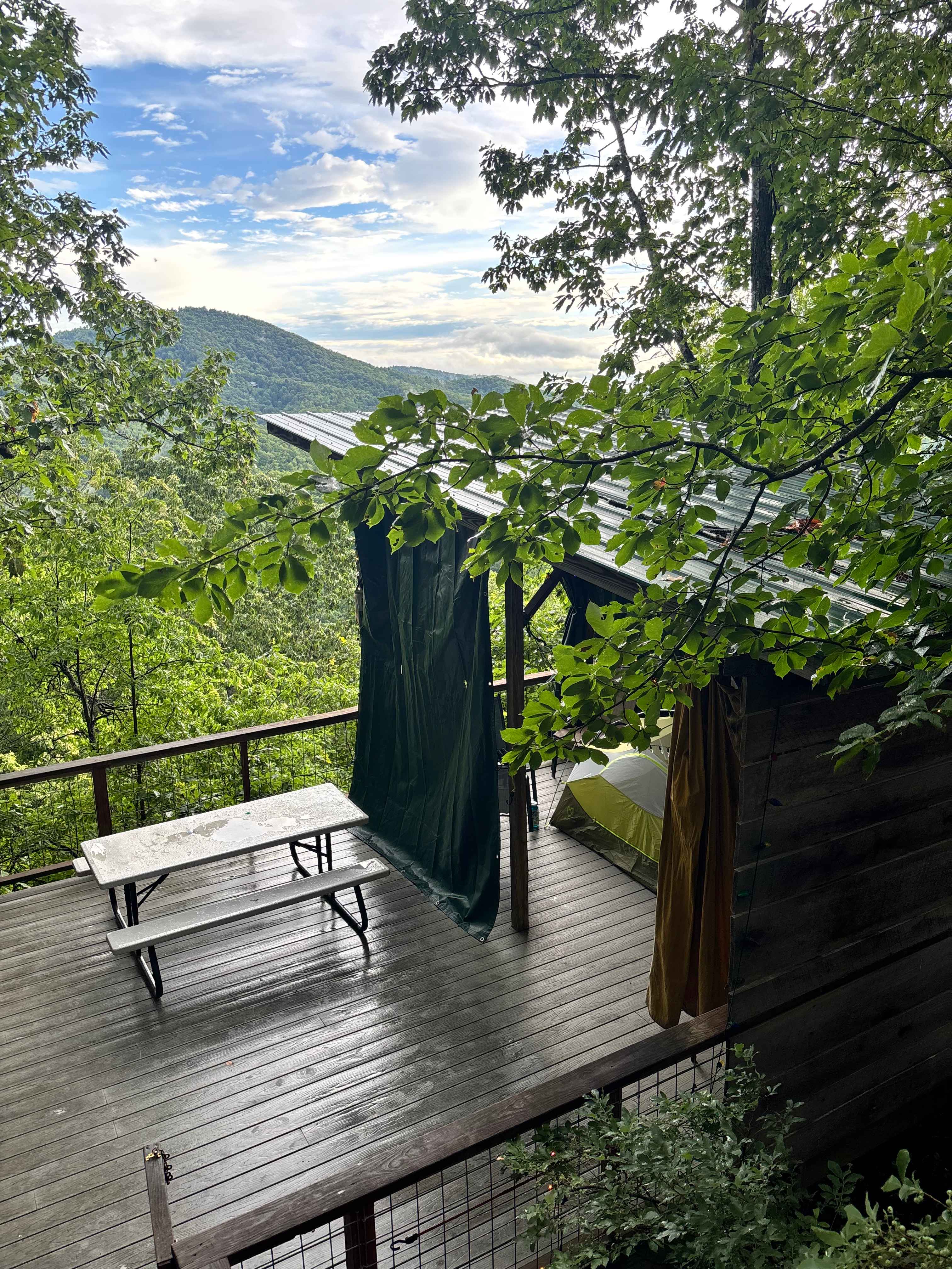 Above the Fray Glamping, Black Mtn.