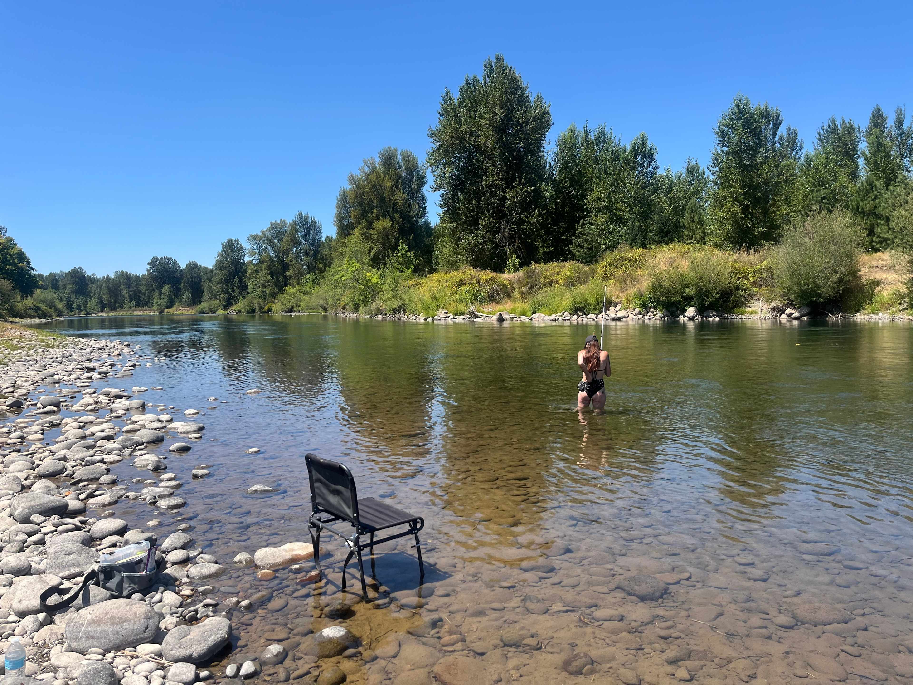 Glamping by North Santiam River