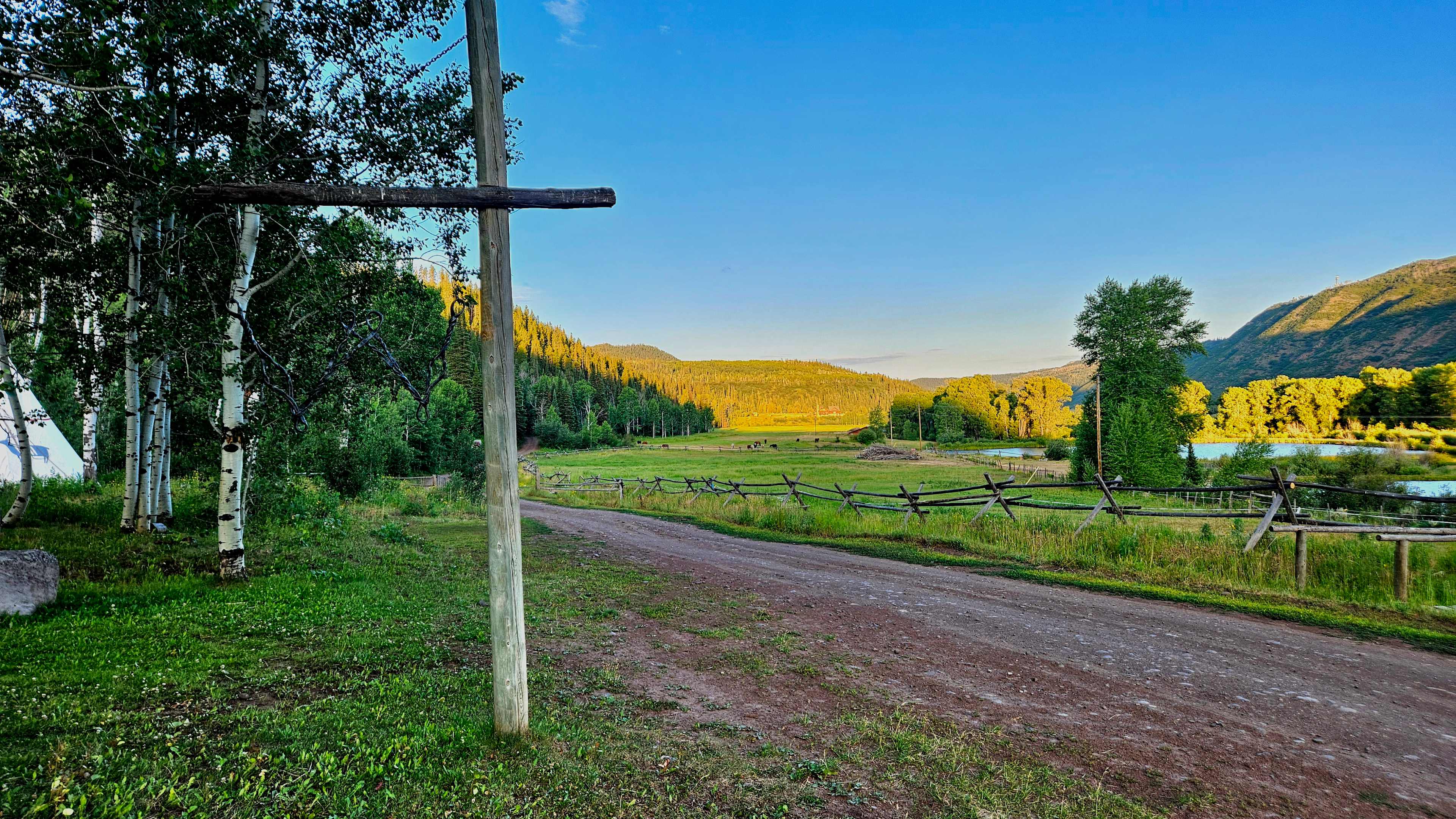 Cabin on the river at Welder Ranch