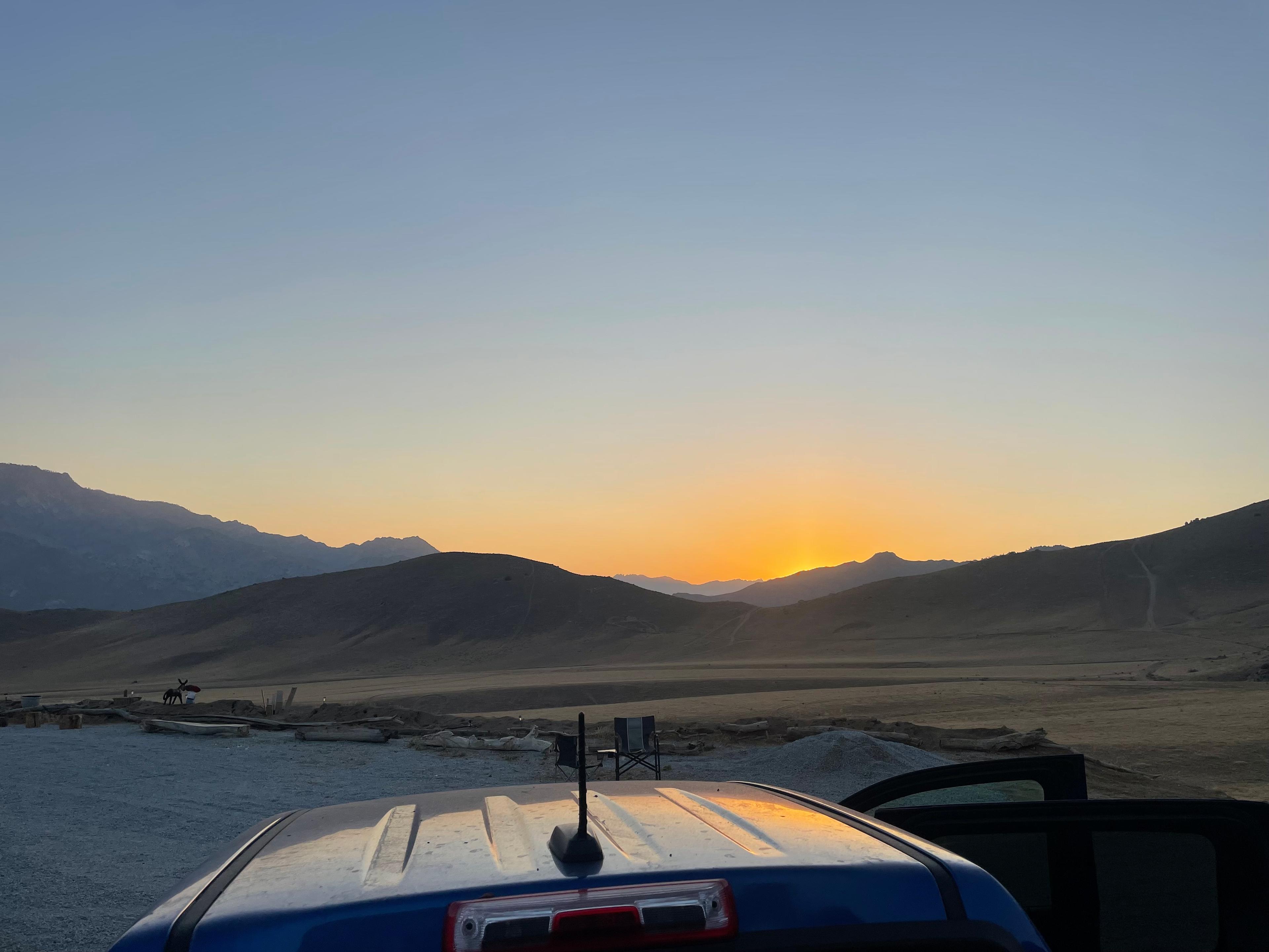 Sunrise in the morning