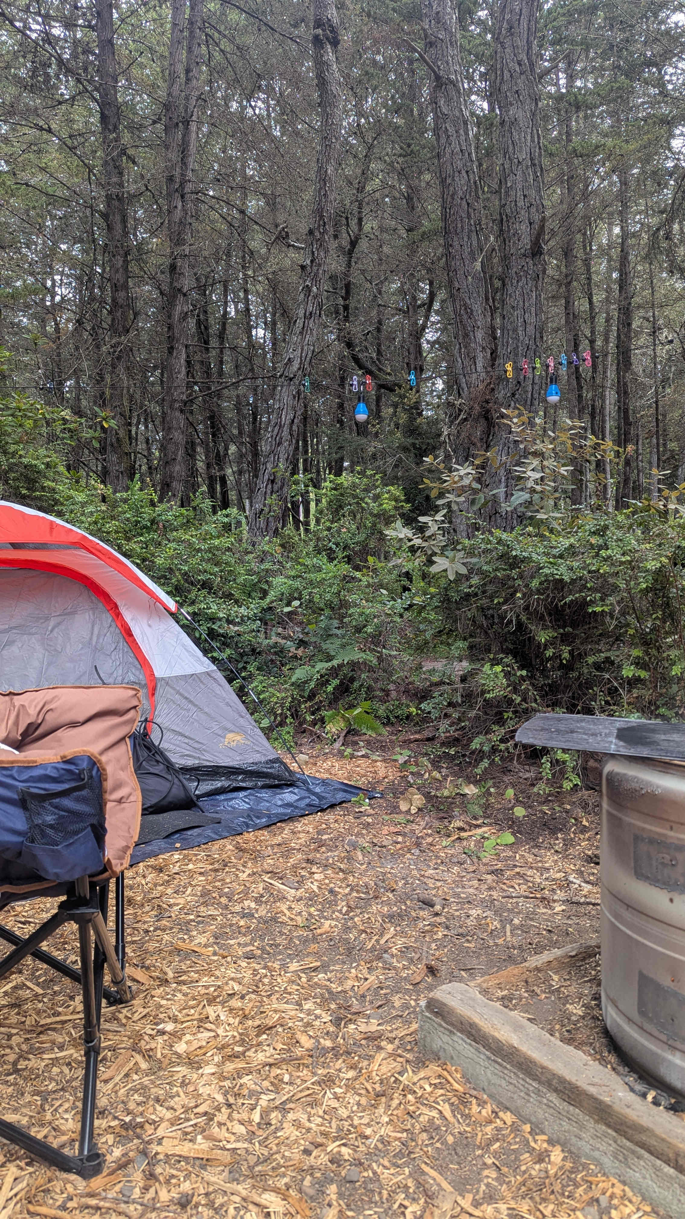 Small private campsite