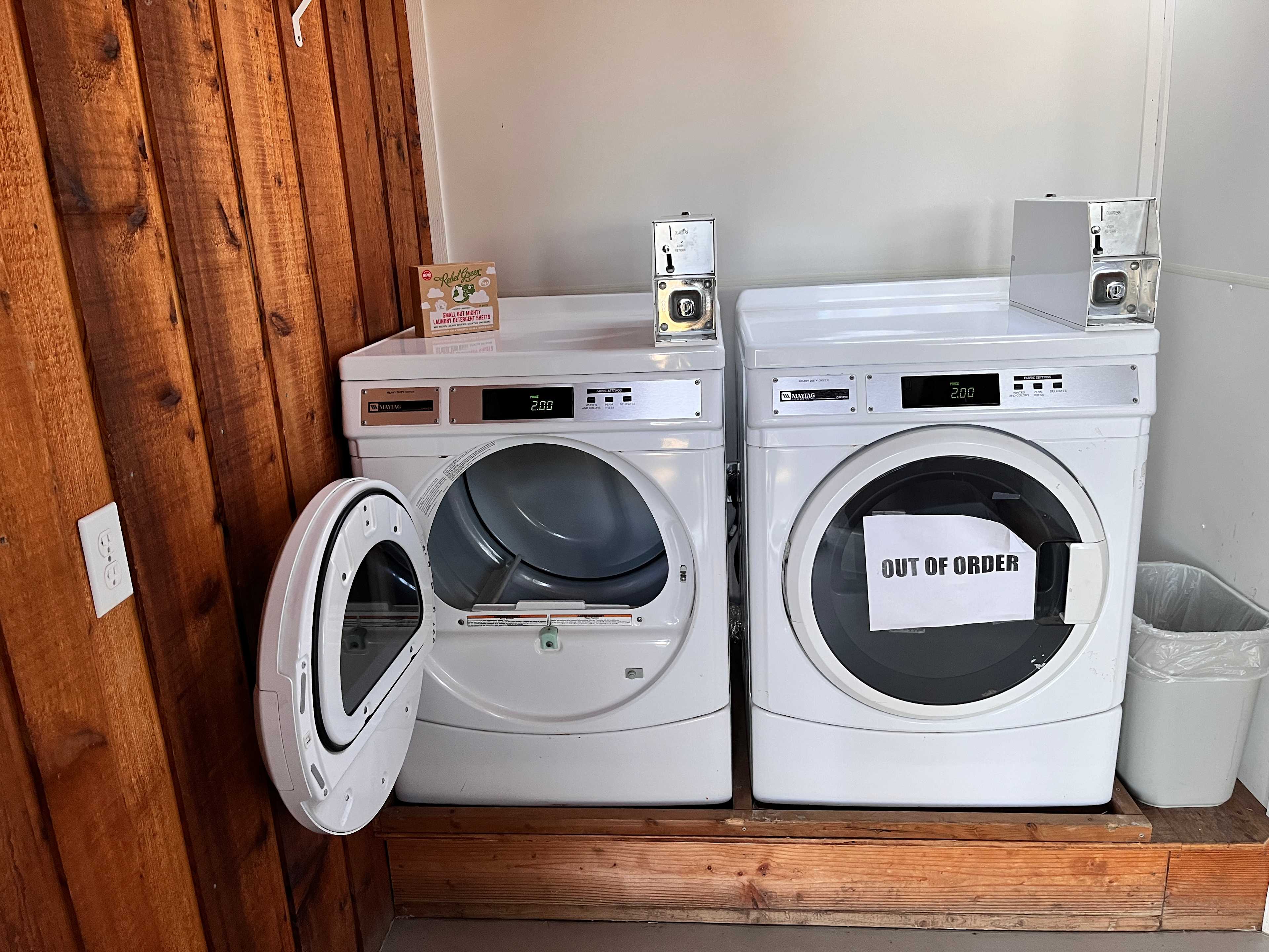 $2/wash or dry