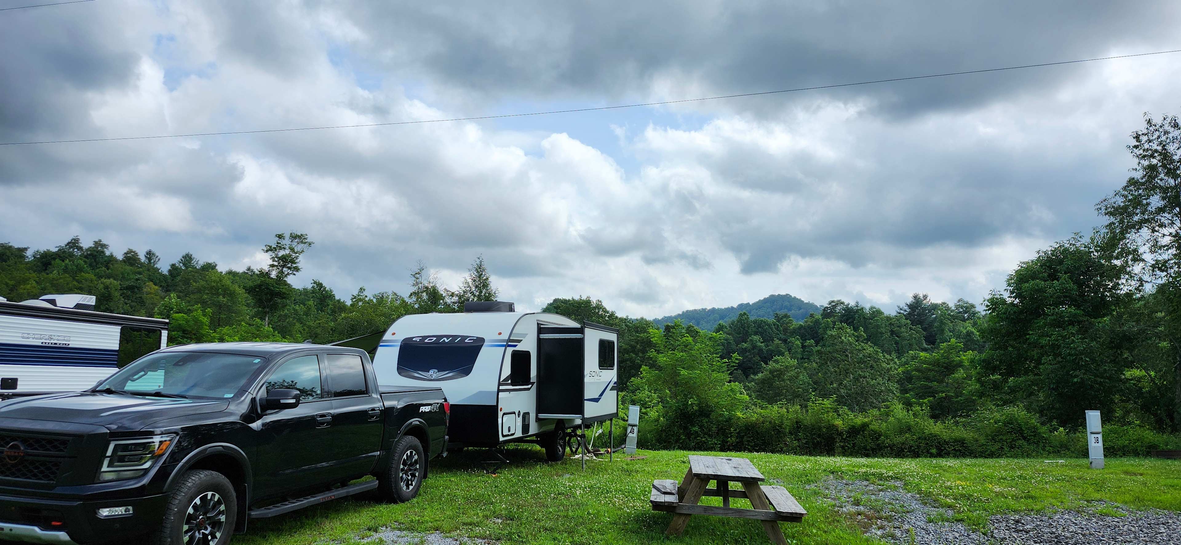 Scenic views and level spot