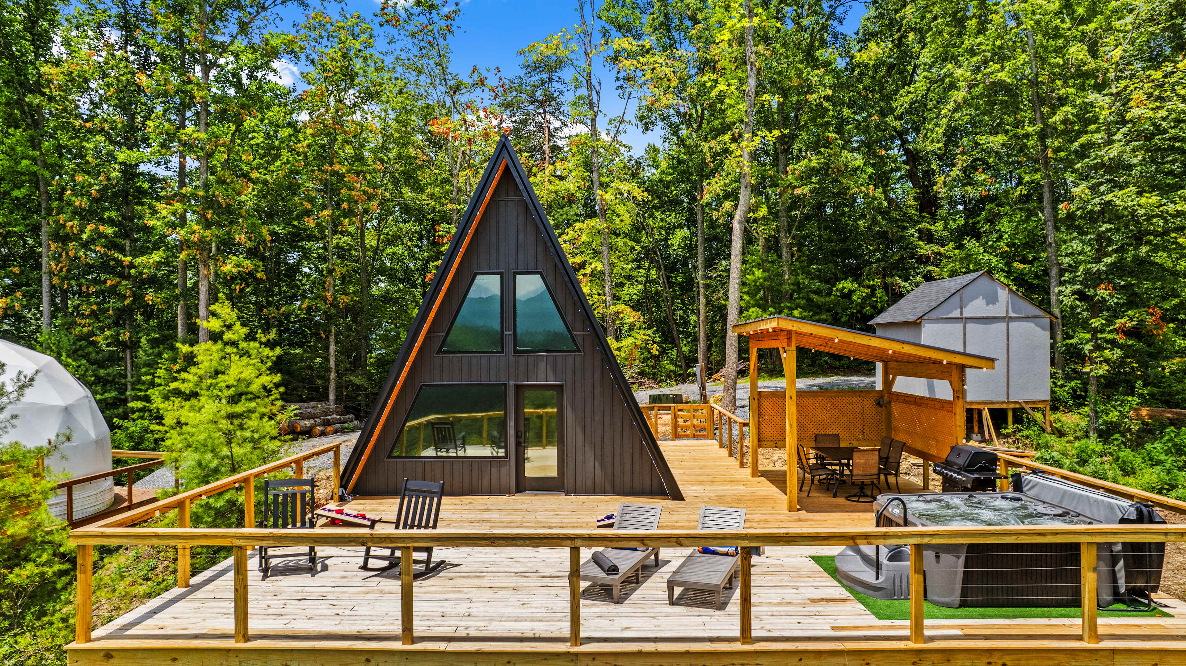Glamping Domes & A-Frame