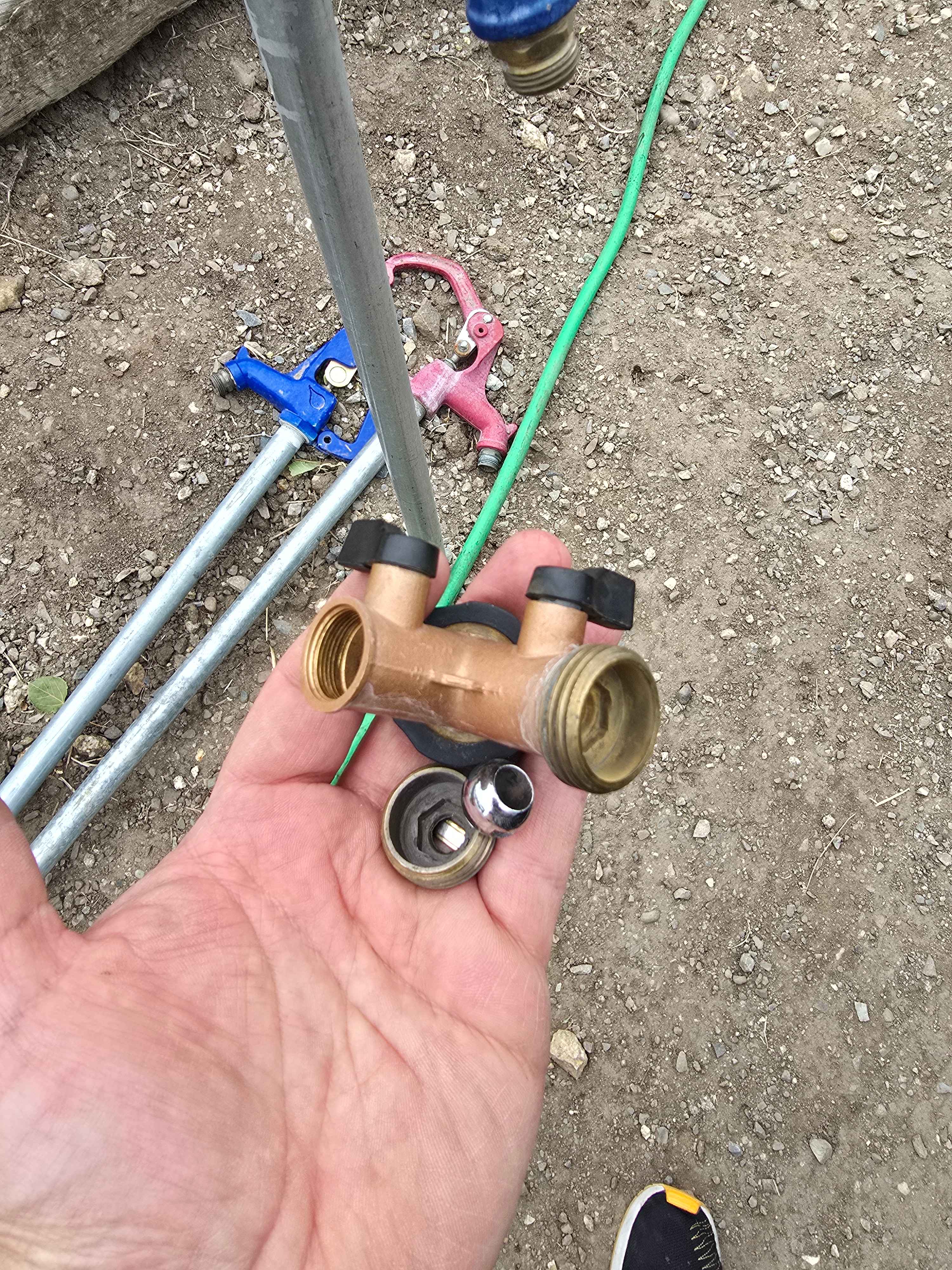 Two way valve broke