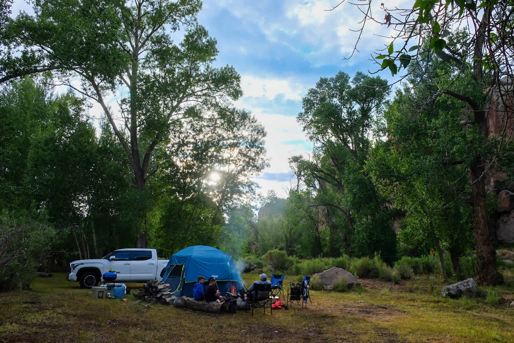 Riverfront Campsite on a Ranch!
