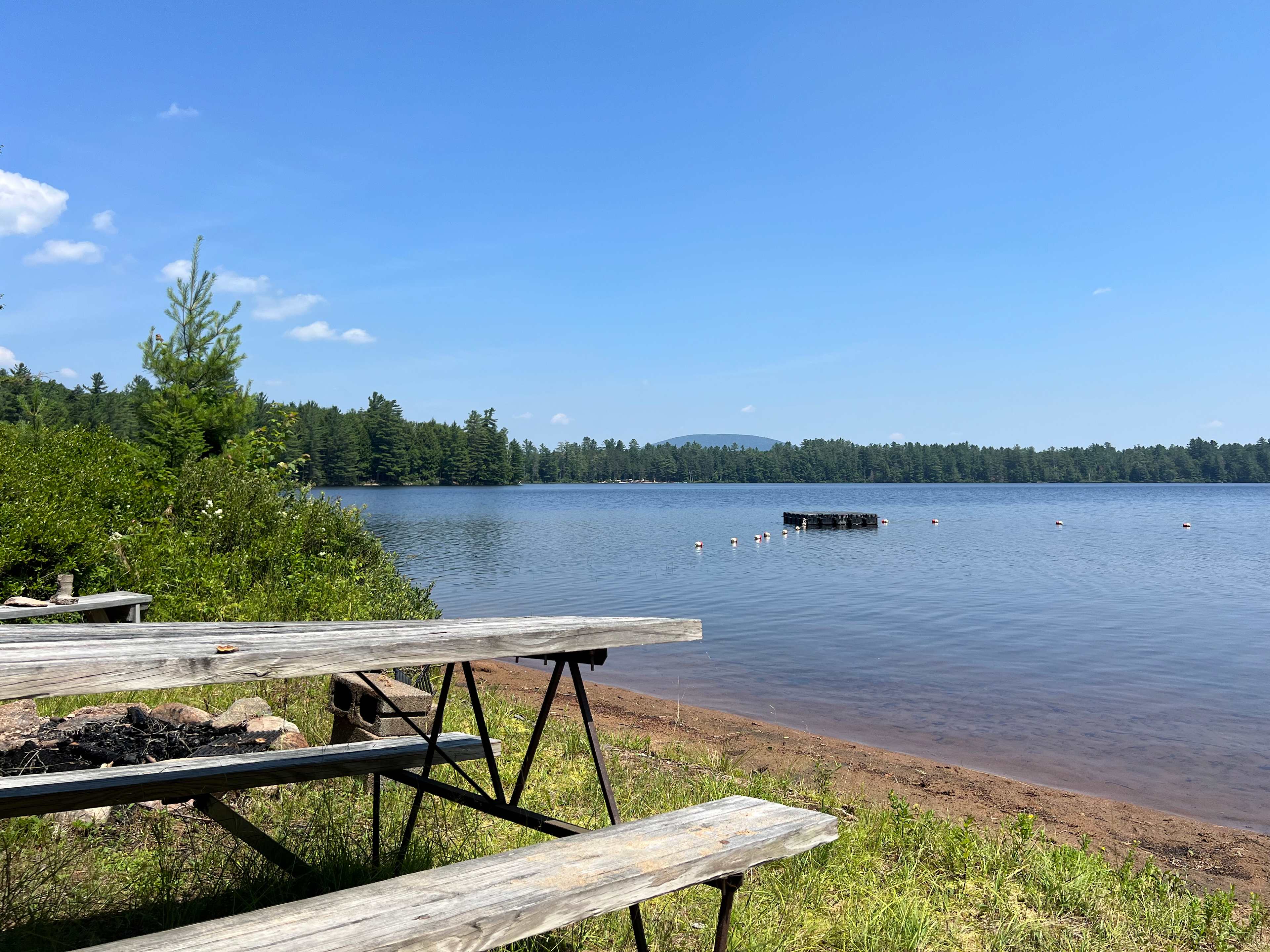 Waterfront area - a short walk from the cabin 