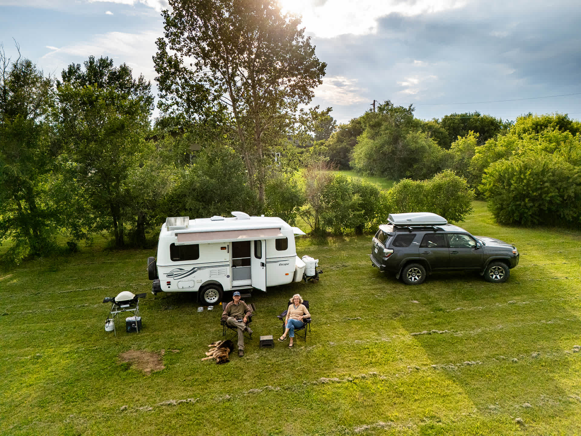 We loved this HipCamp site.