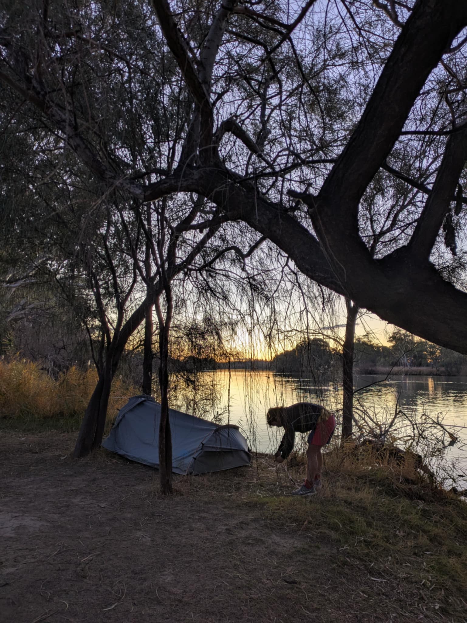 Secluded exclusive river campsite