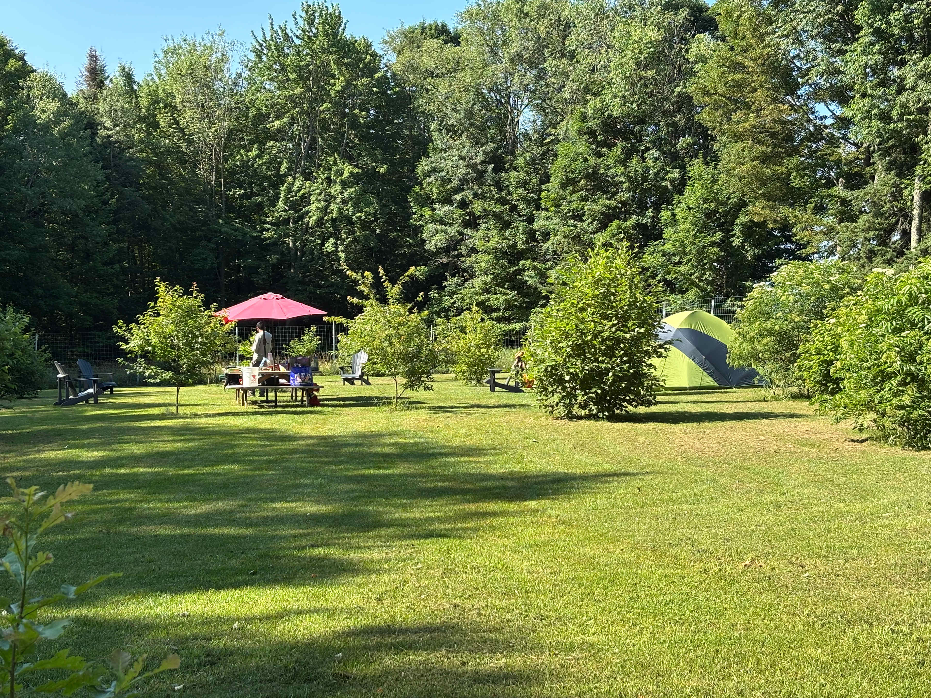 Private River Sunset Camping