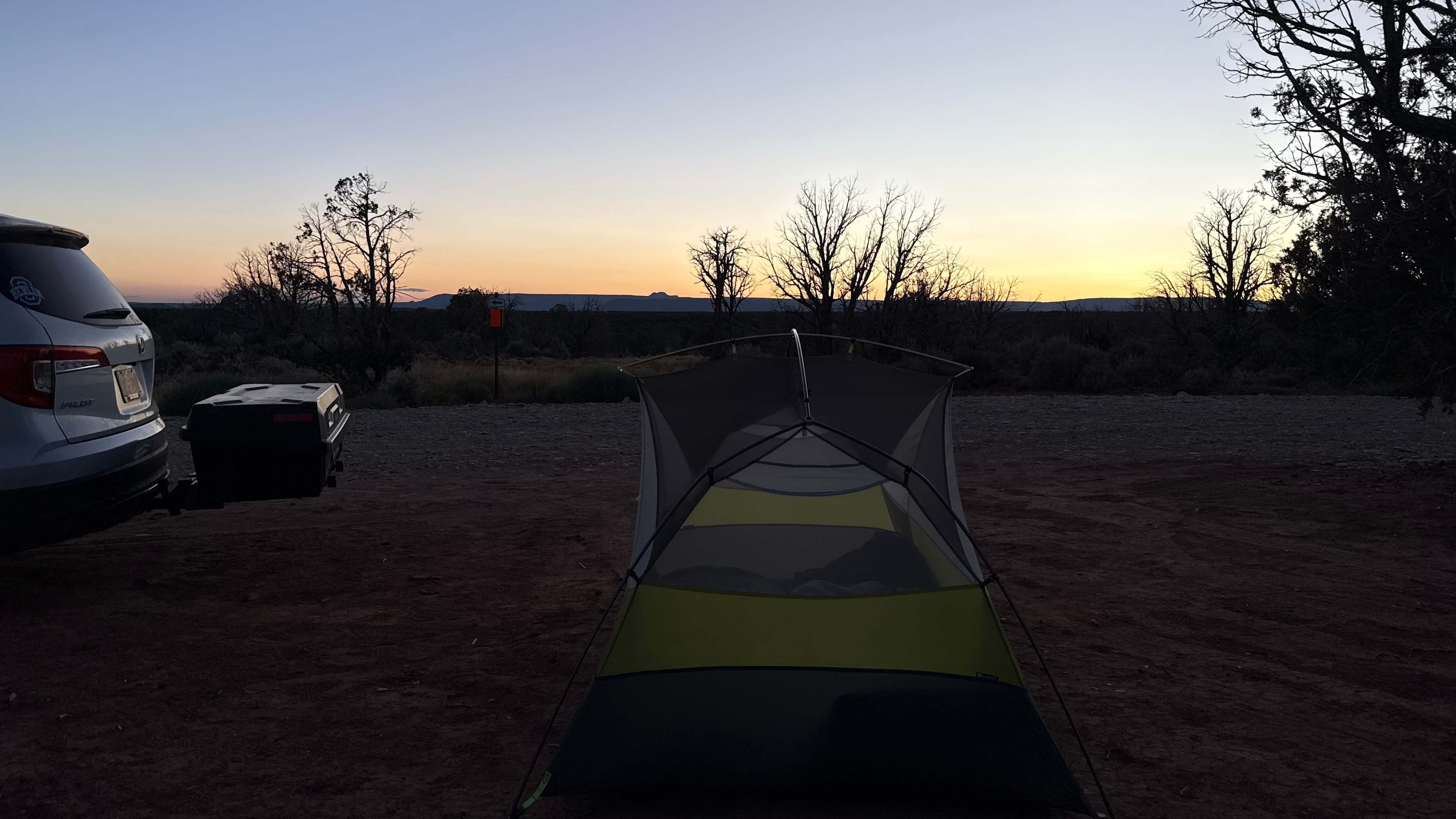 Sunset Campground on Ruin Road