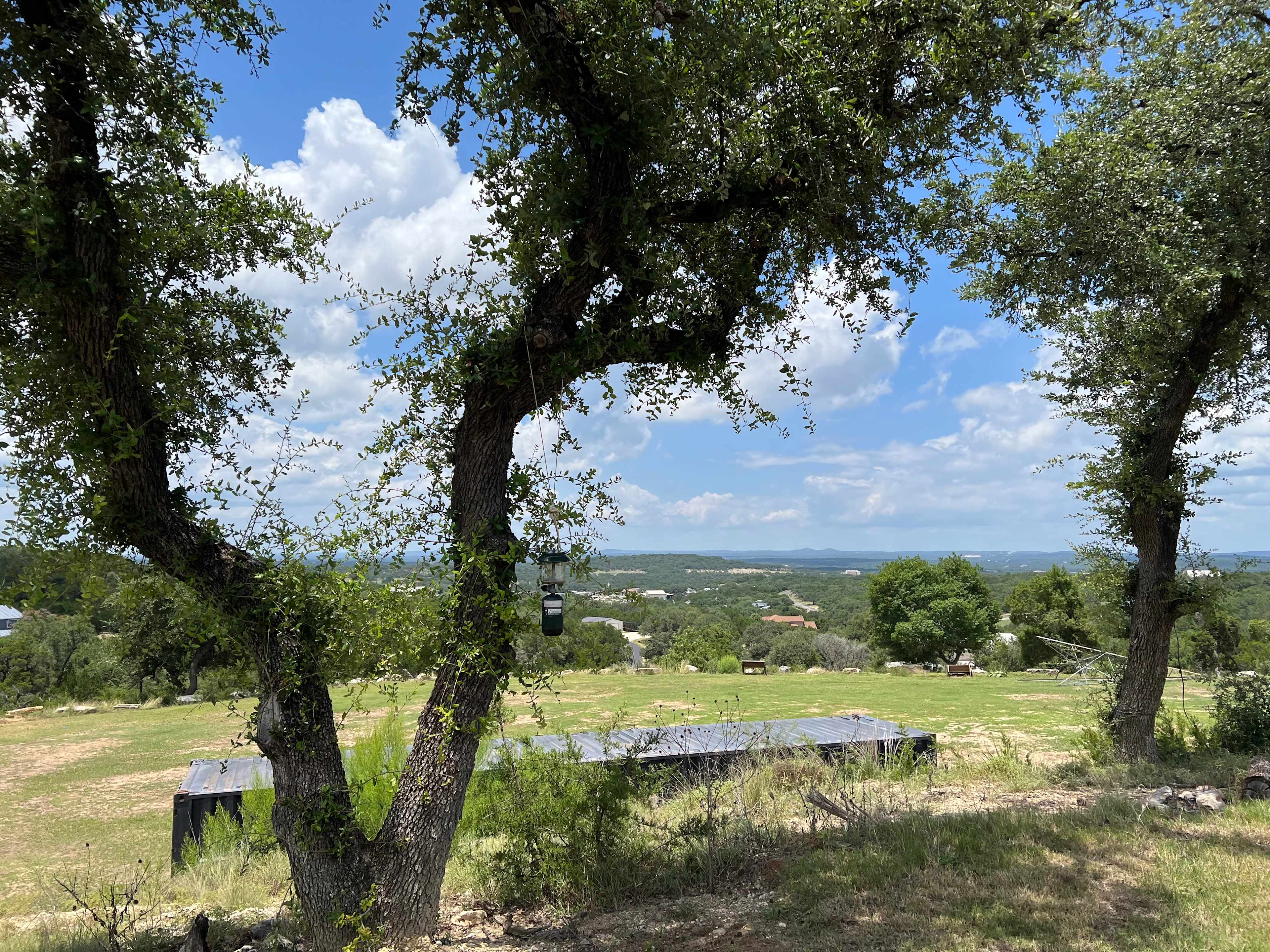 Secluded, great hill country views