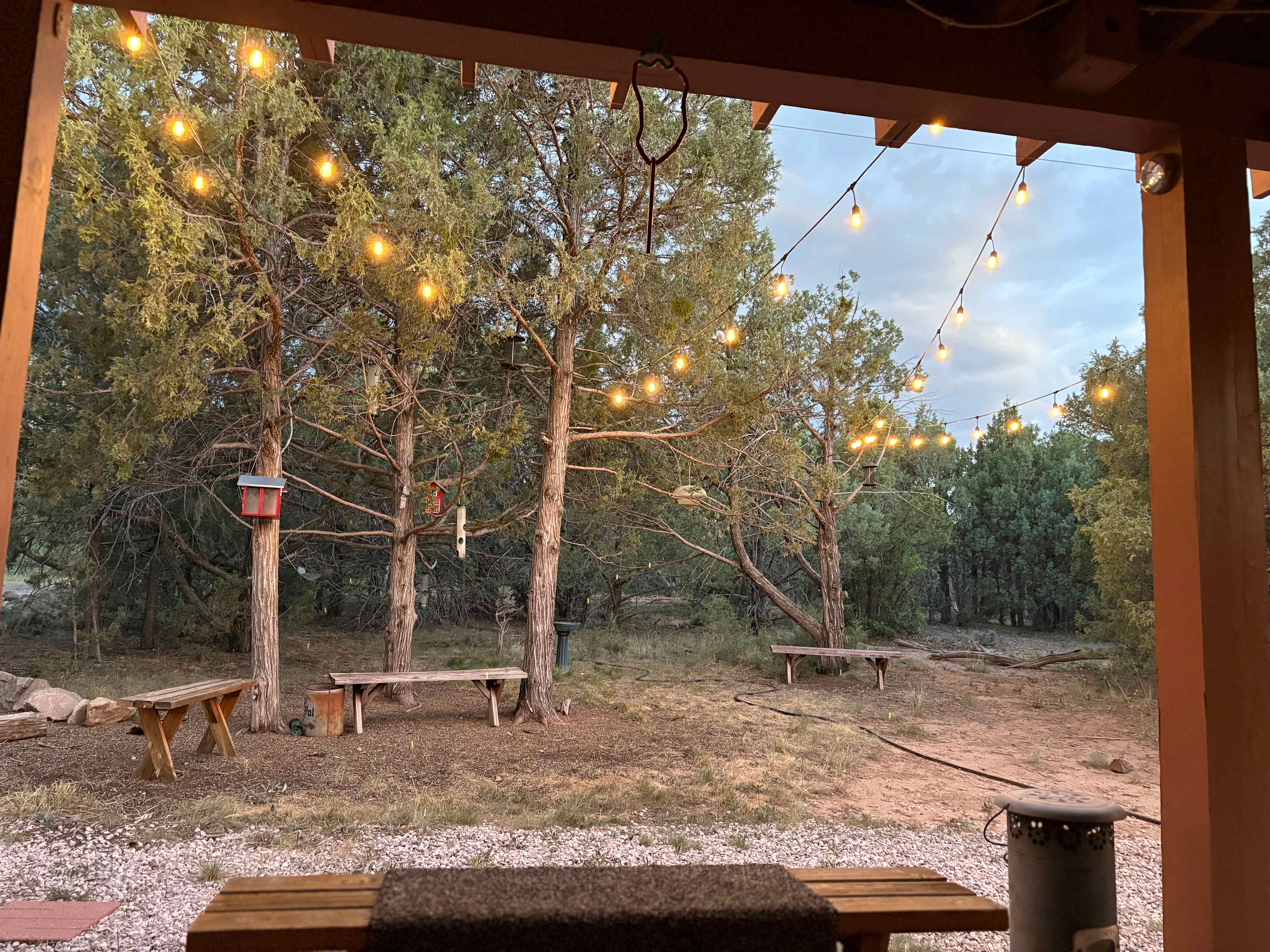 view from front porch