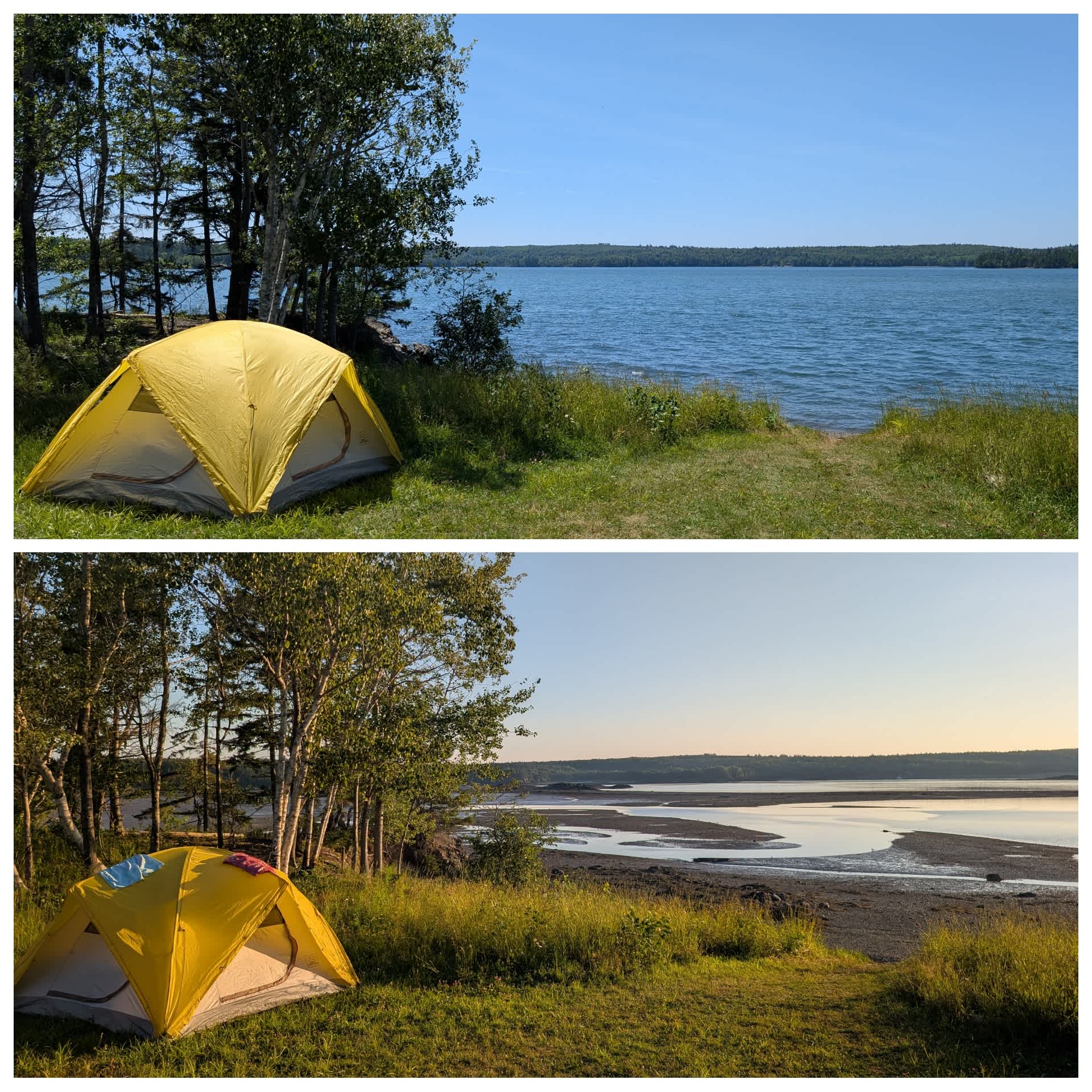Mouth of the Magaguadavic Camping