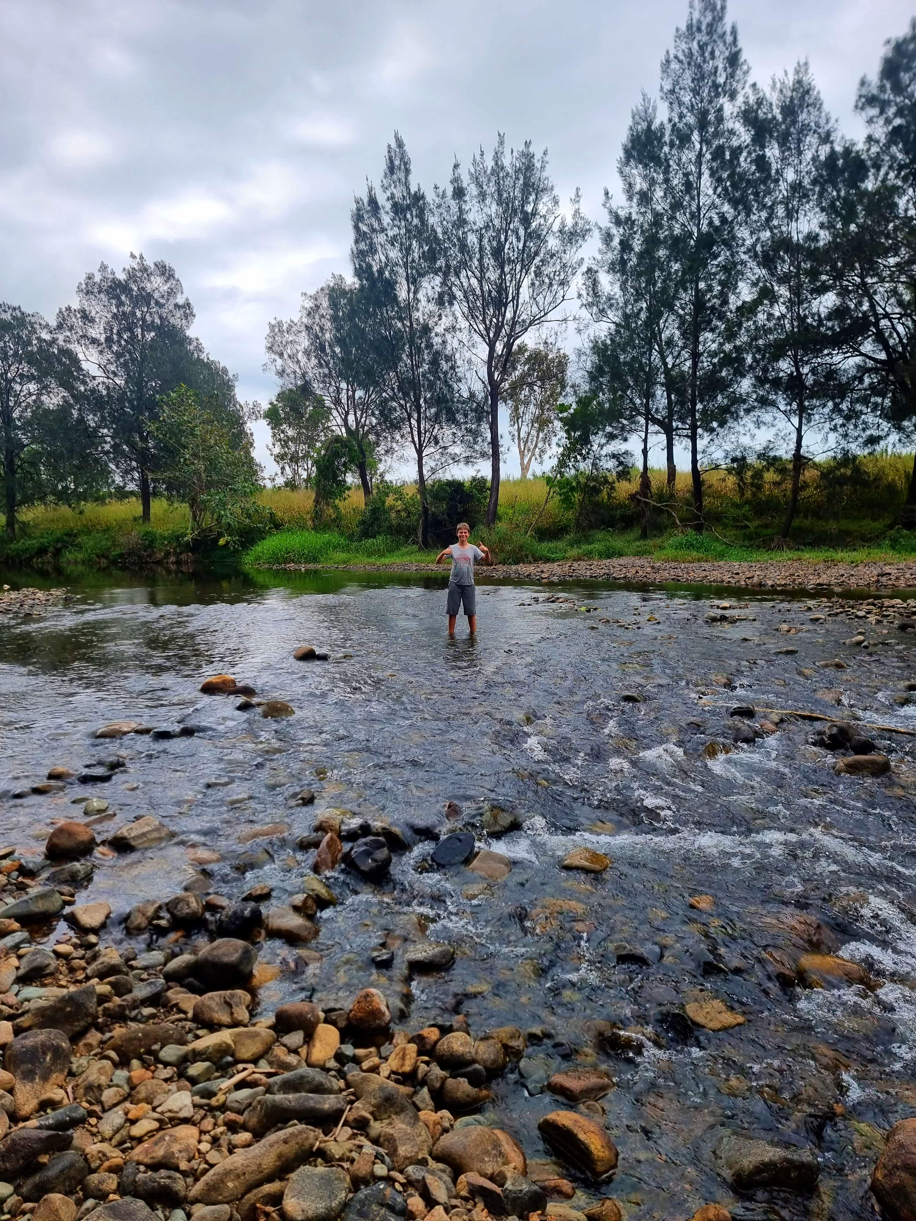 Creek and Antique Camping