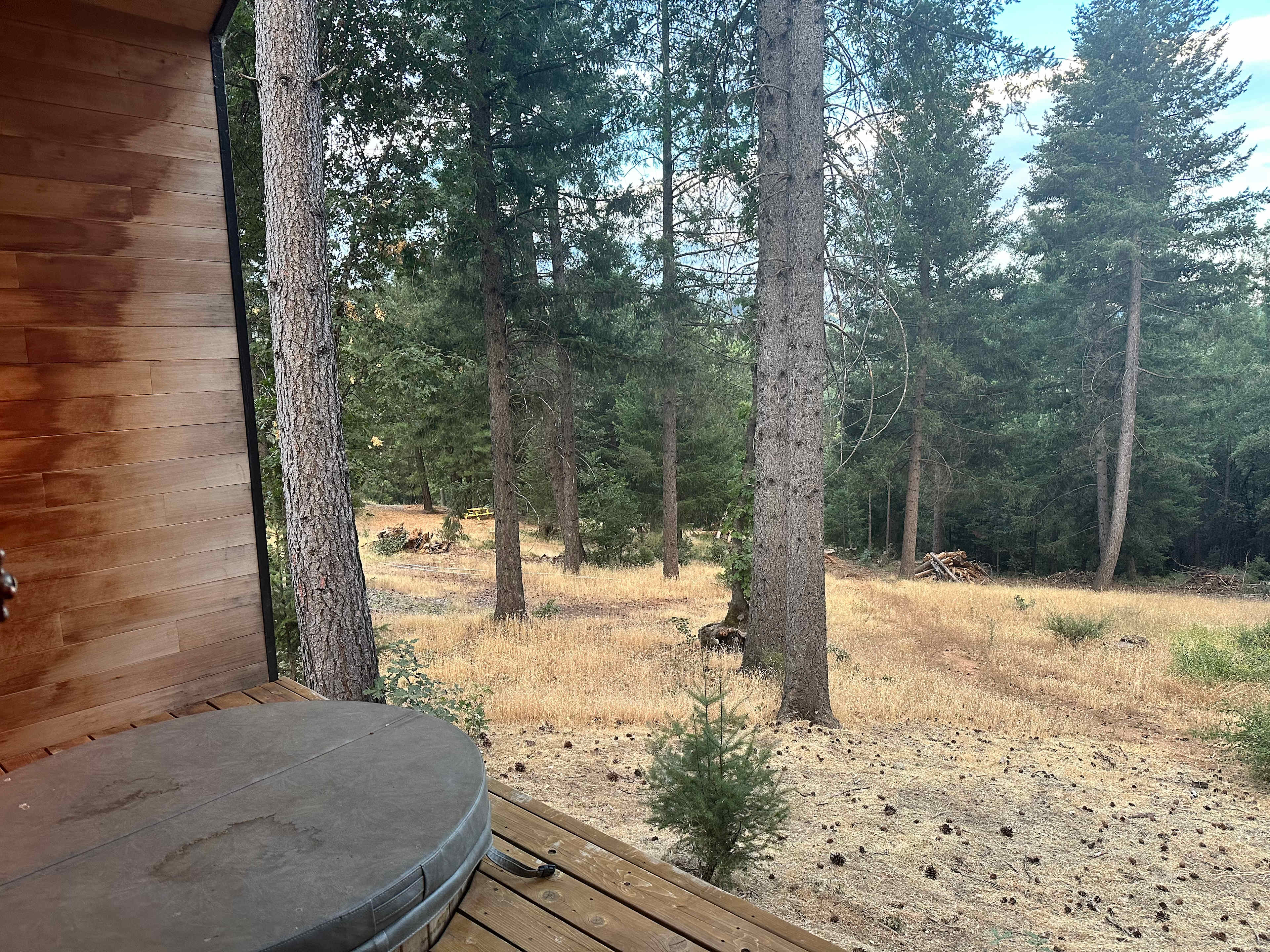 Hot tub with a view 