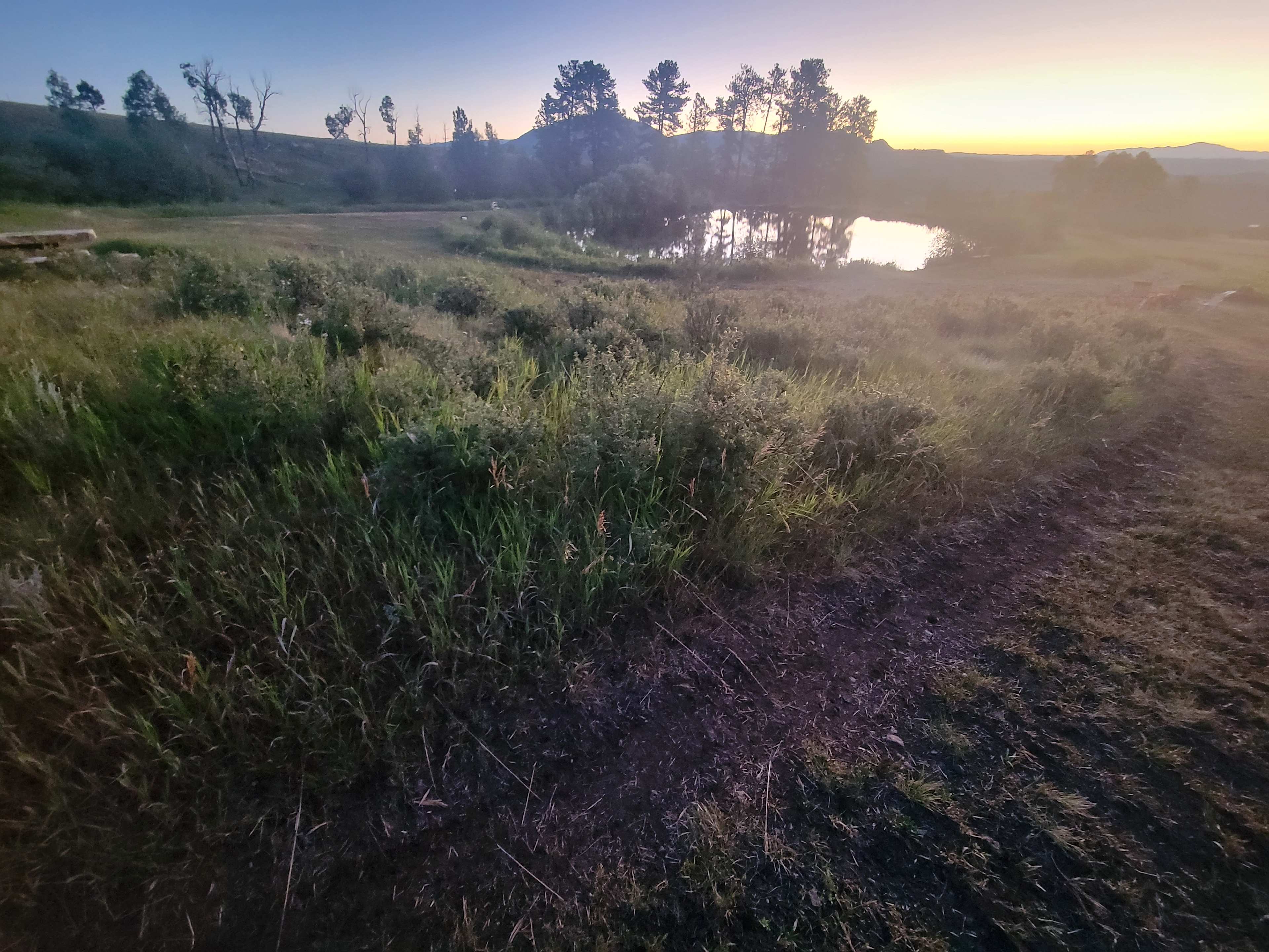 Right before sunrise