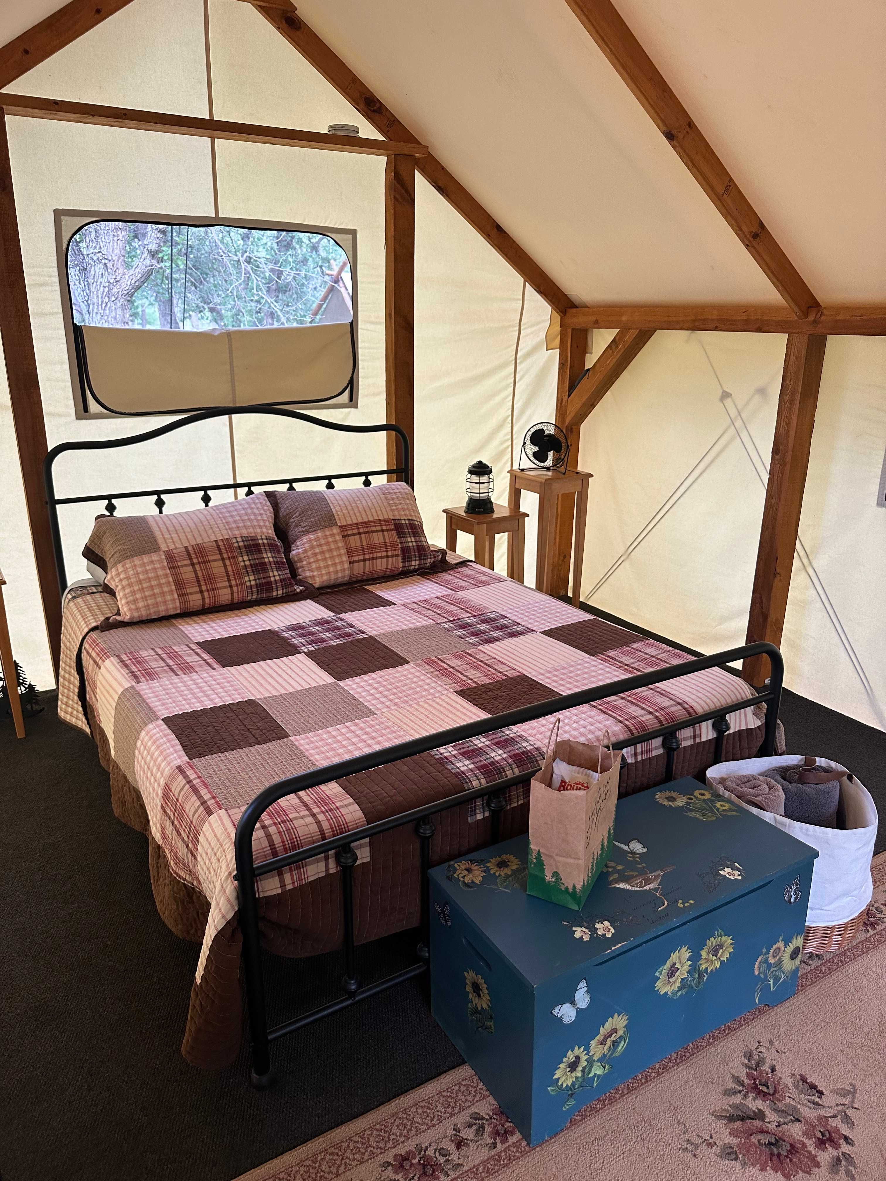 Our cozy tent