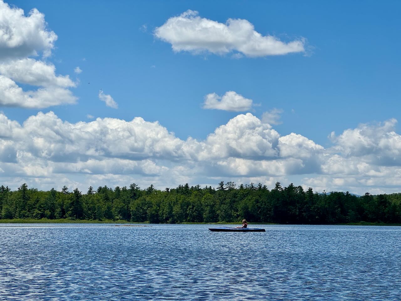 Kayaking on Powder Mill Pond
