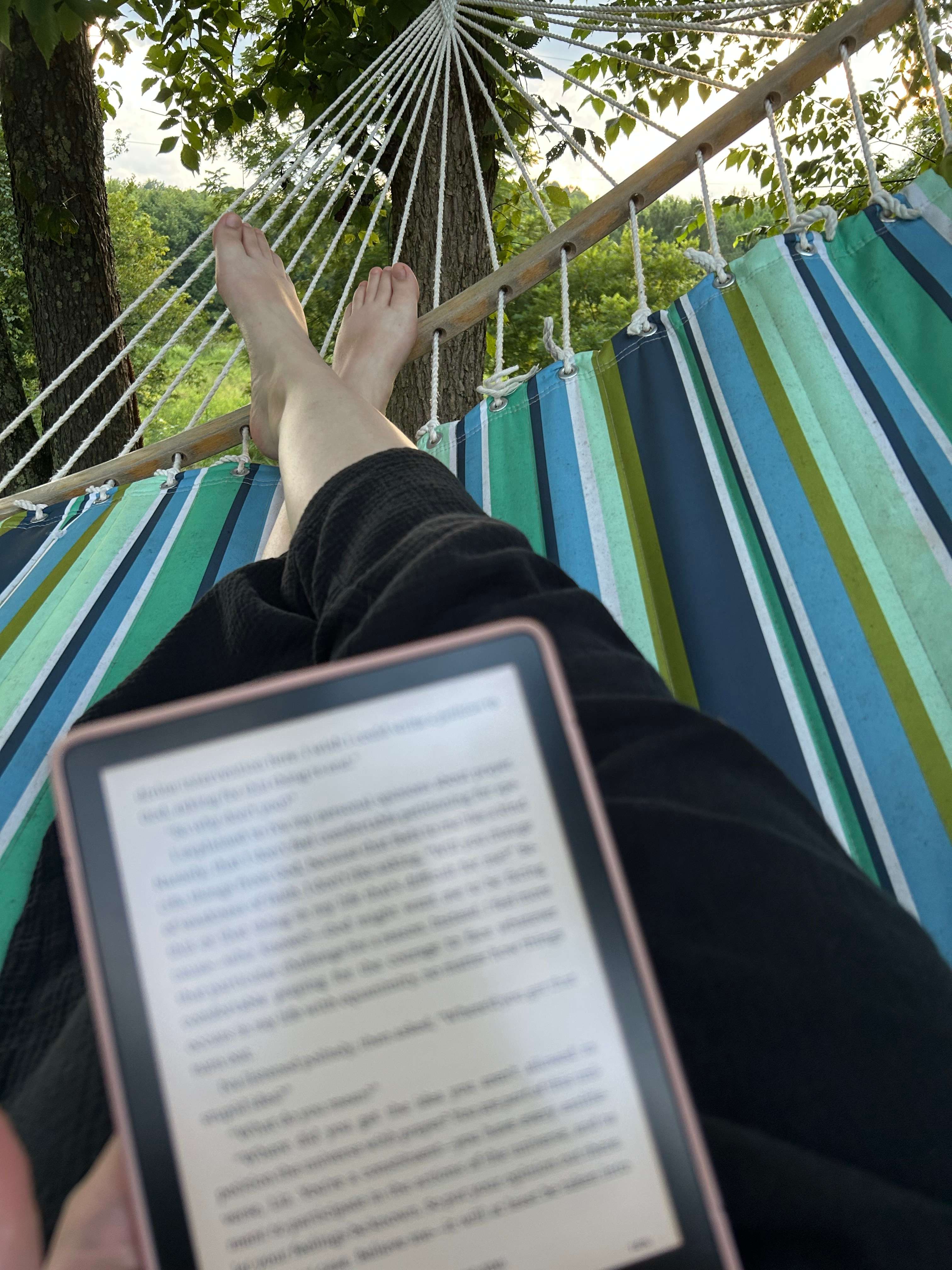 Loved the provided hammock! 