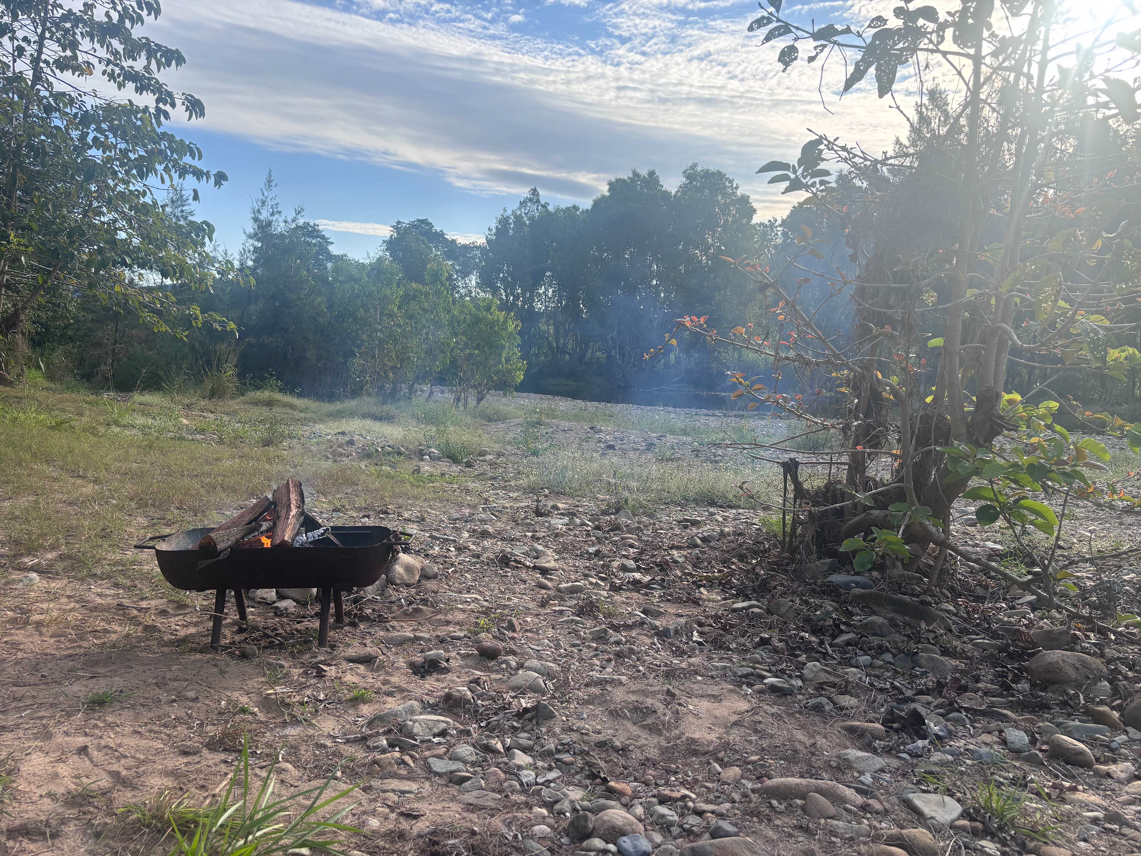Creek and Antique Camping