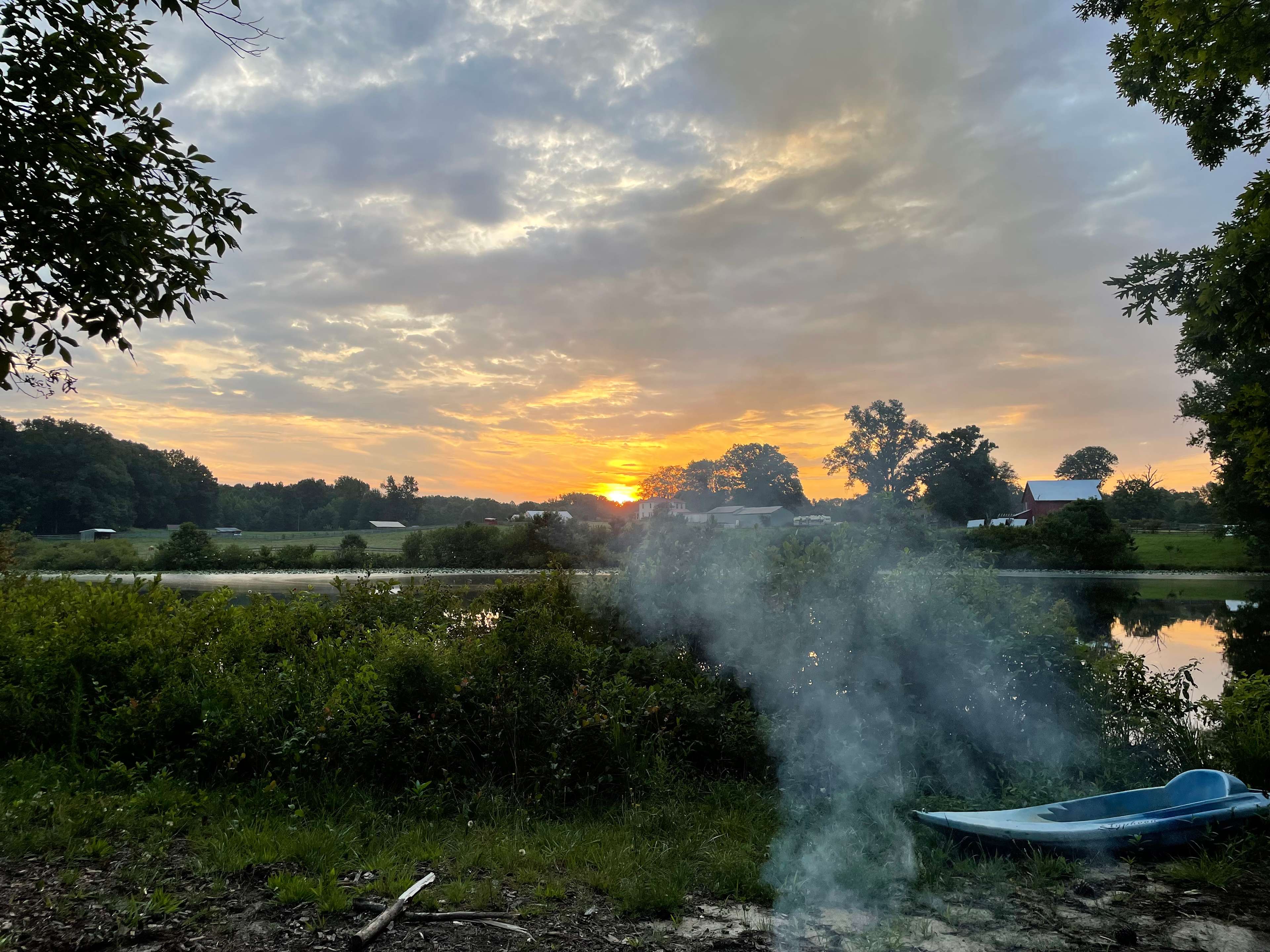Sunrise by the Pond