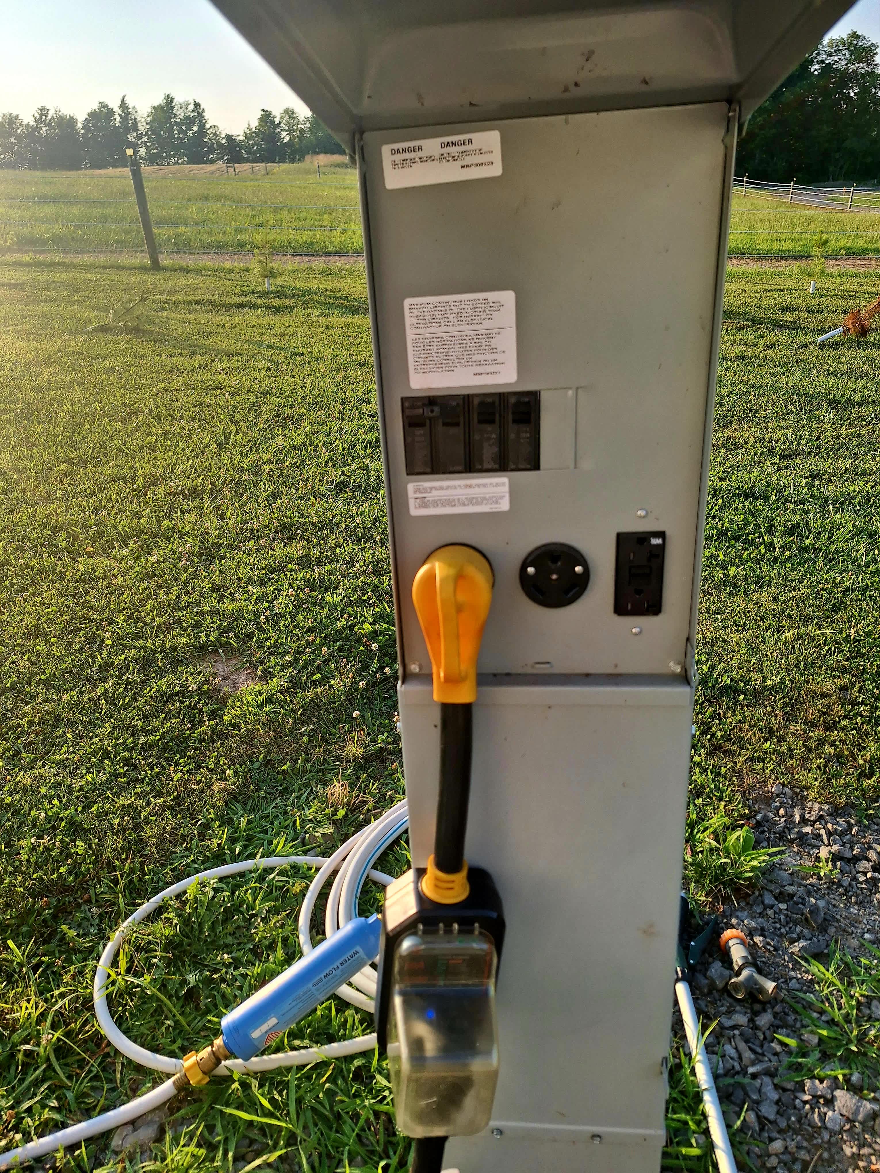 Power options, at site H