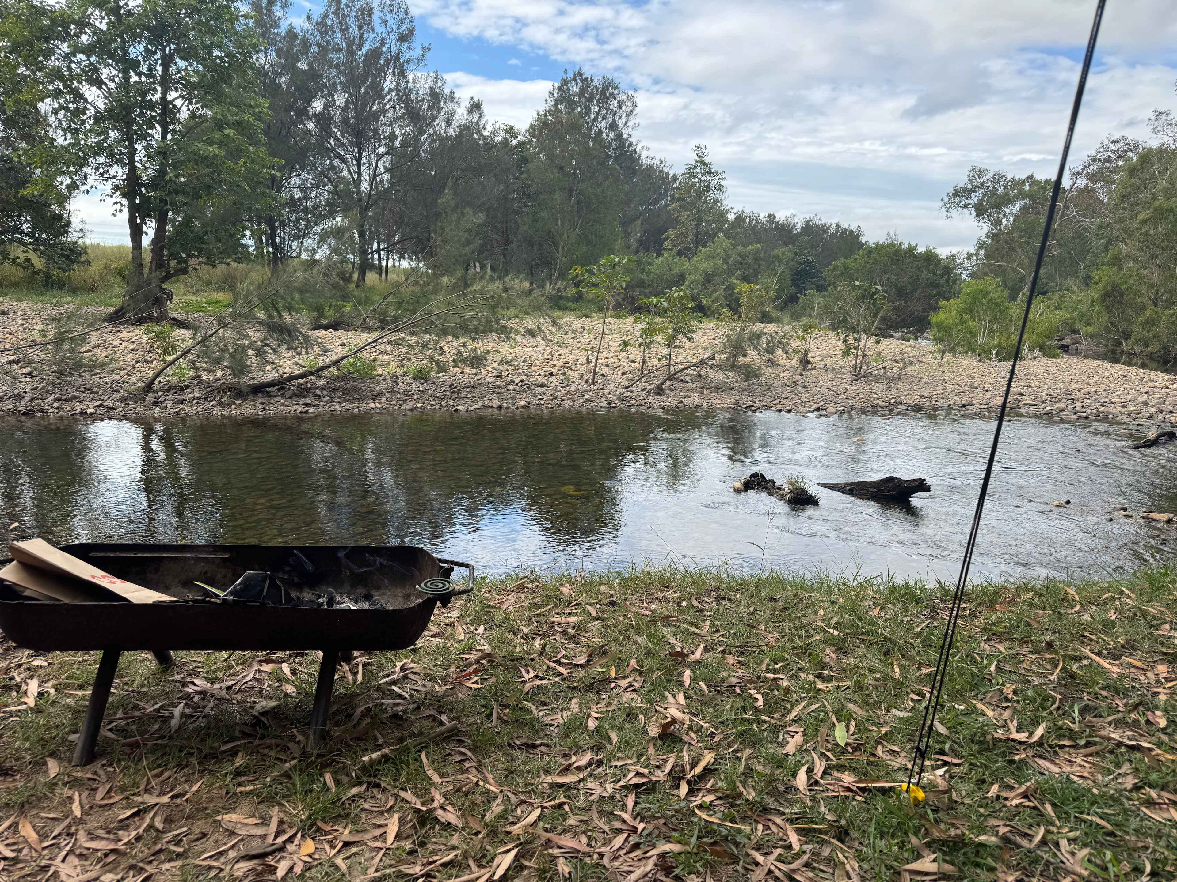 Creek and Antique Camping