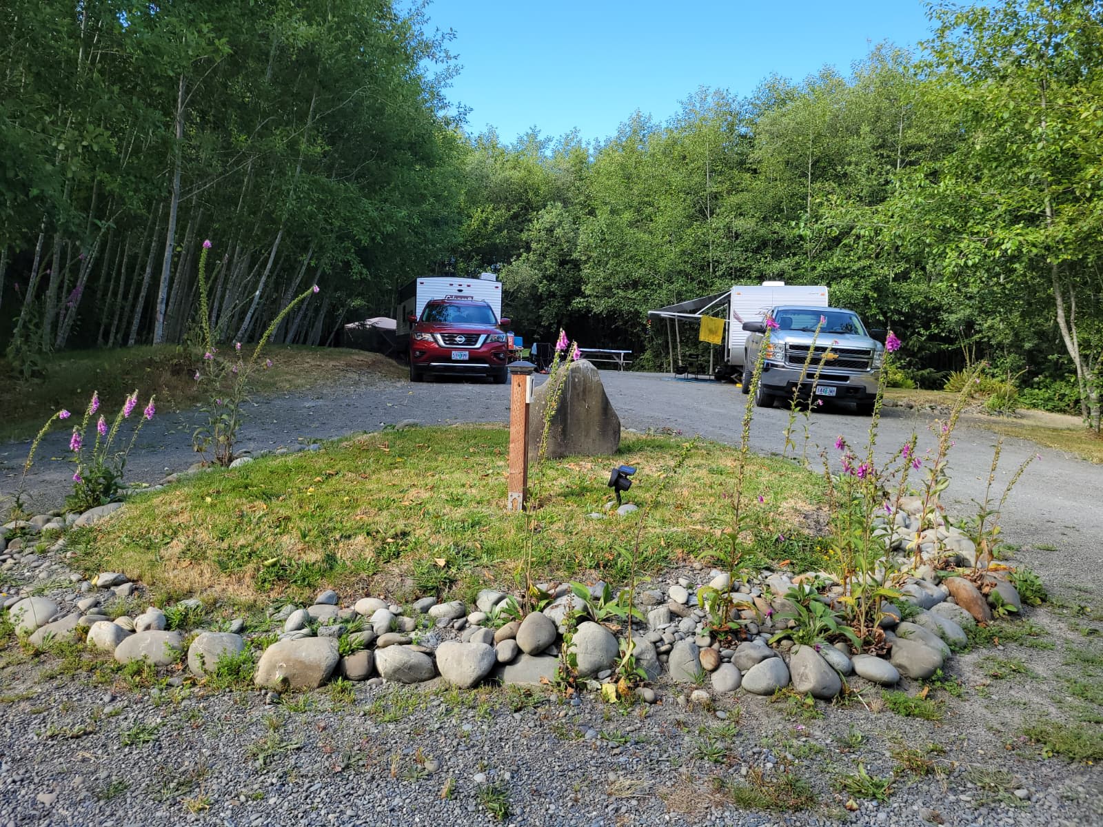Site 1 has plenty of space