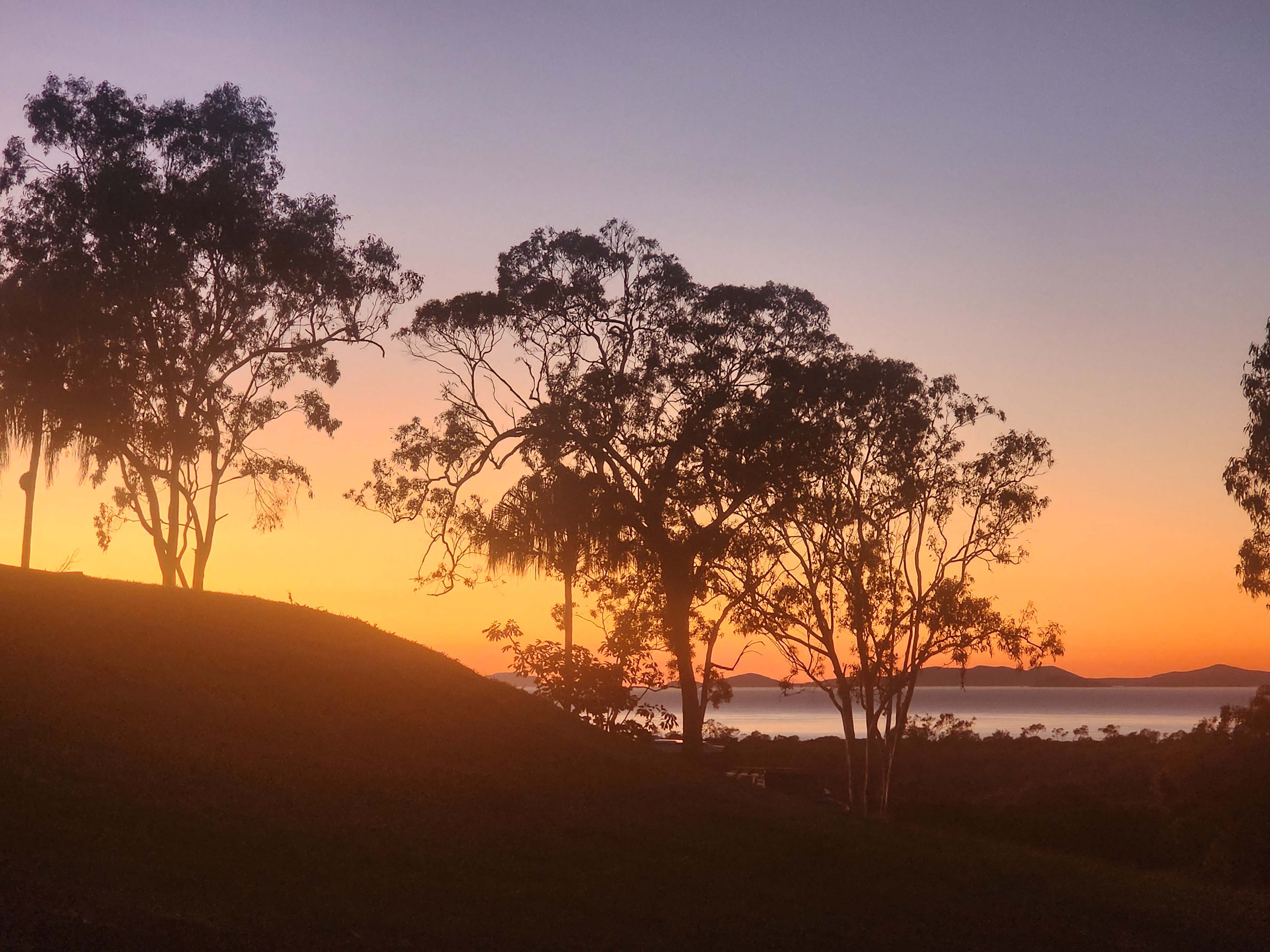 Sunrise on the Farmstay is magical